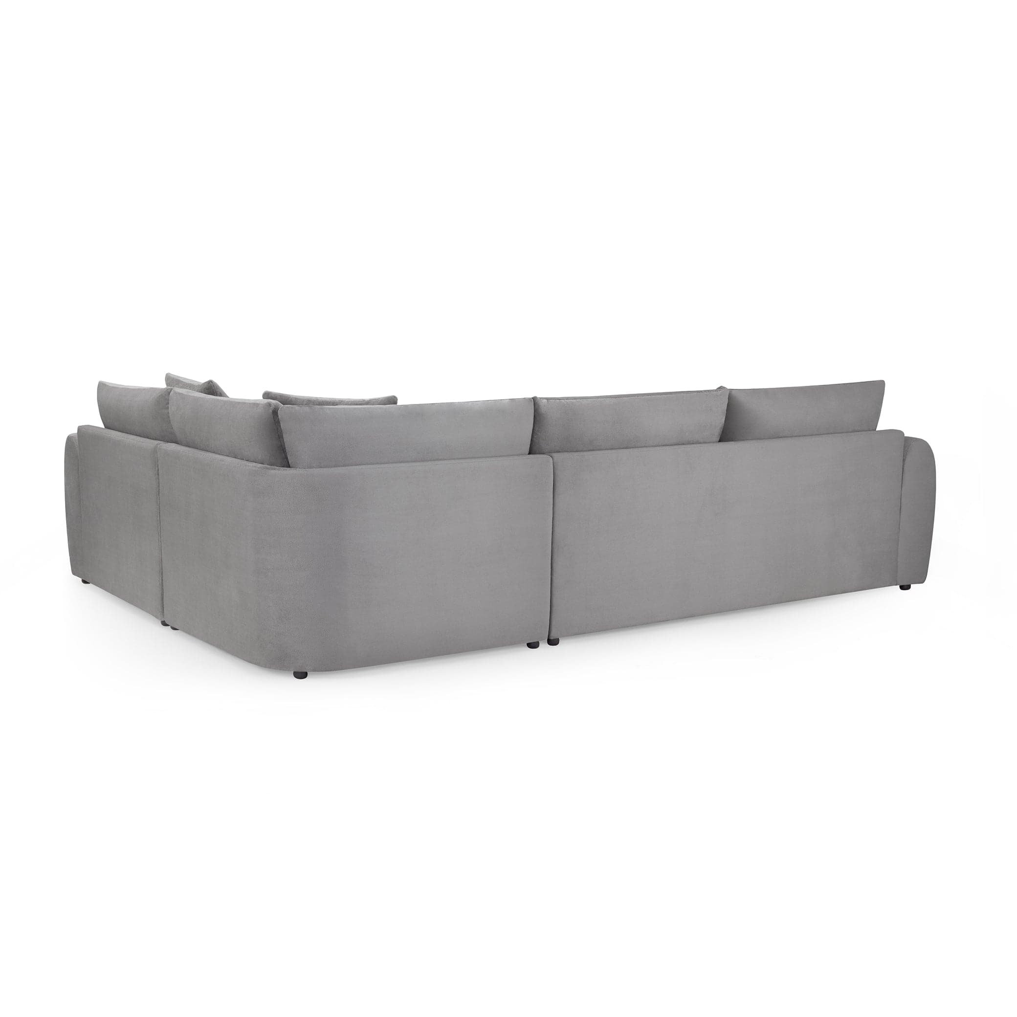 Hugo Sofa Grey Right Hand Facing Corner - back view (7024880222272)