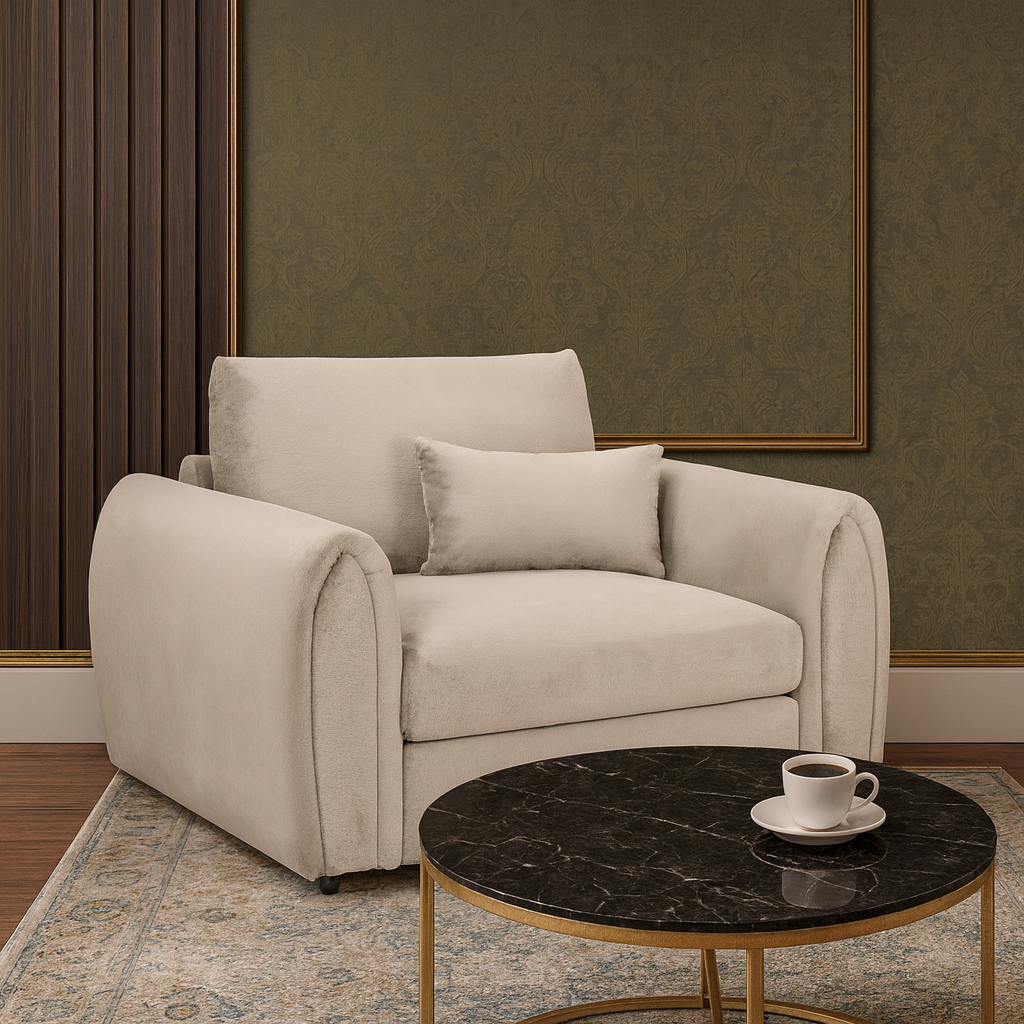 Hugo Sofa Mocha Armchair