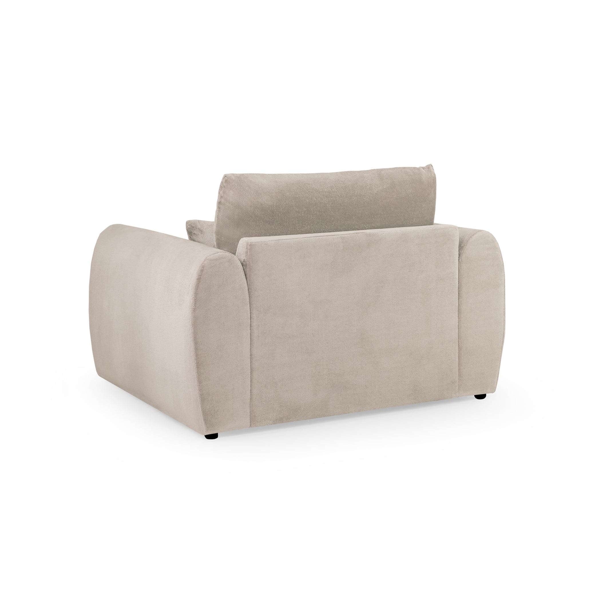 Hugo Sofa Mocha Armchair - back view (7024881172544)
