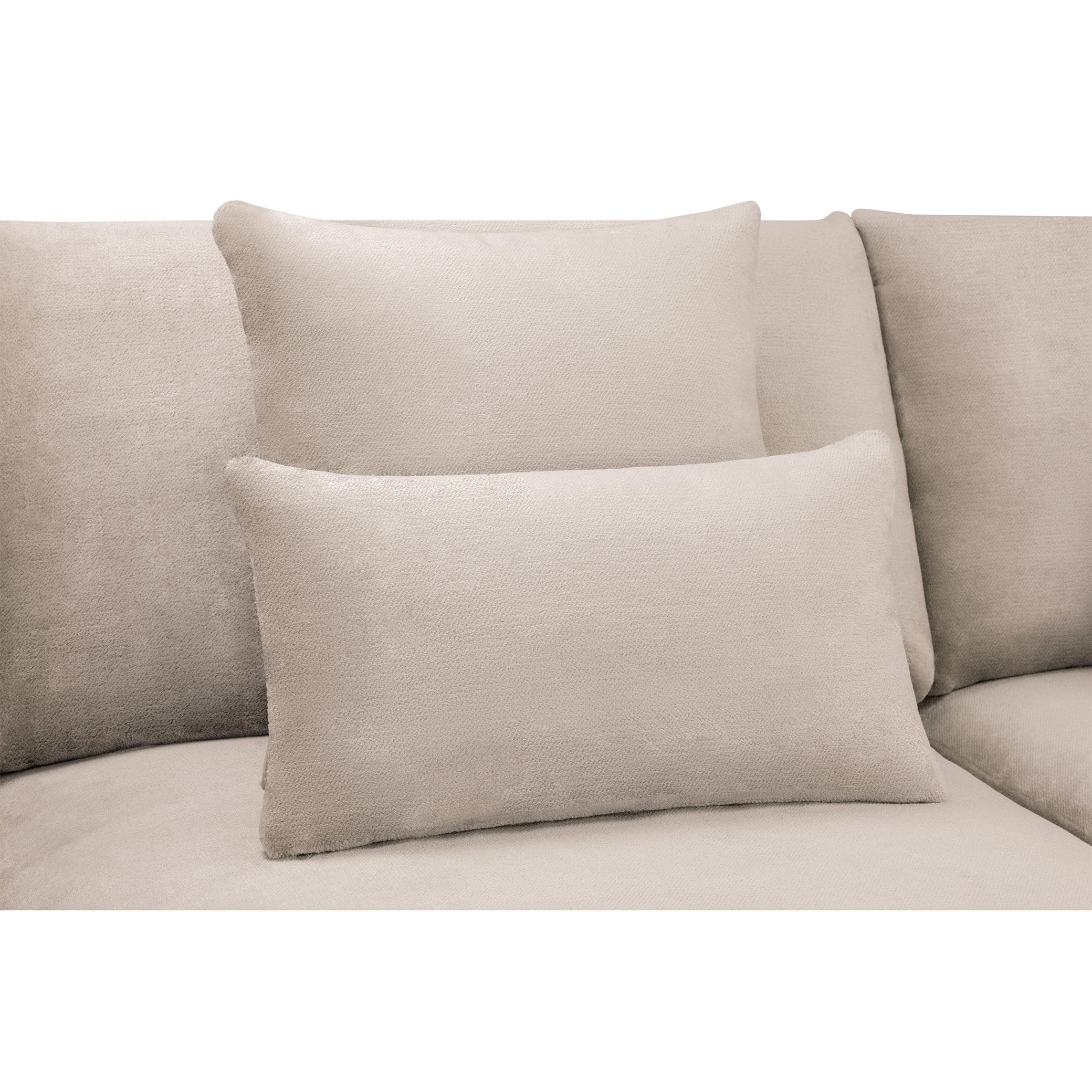 Hugo Sofa Mocha Large Corner - cushion view (7024882253888)