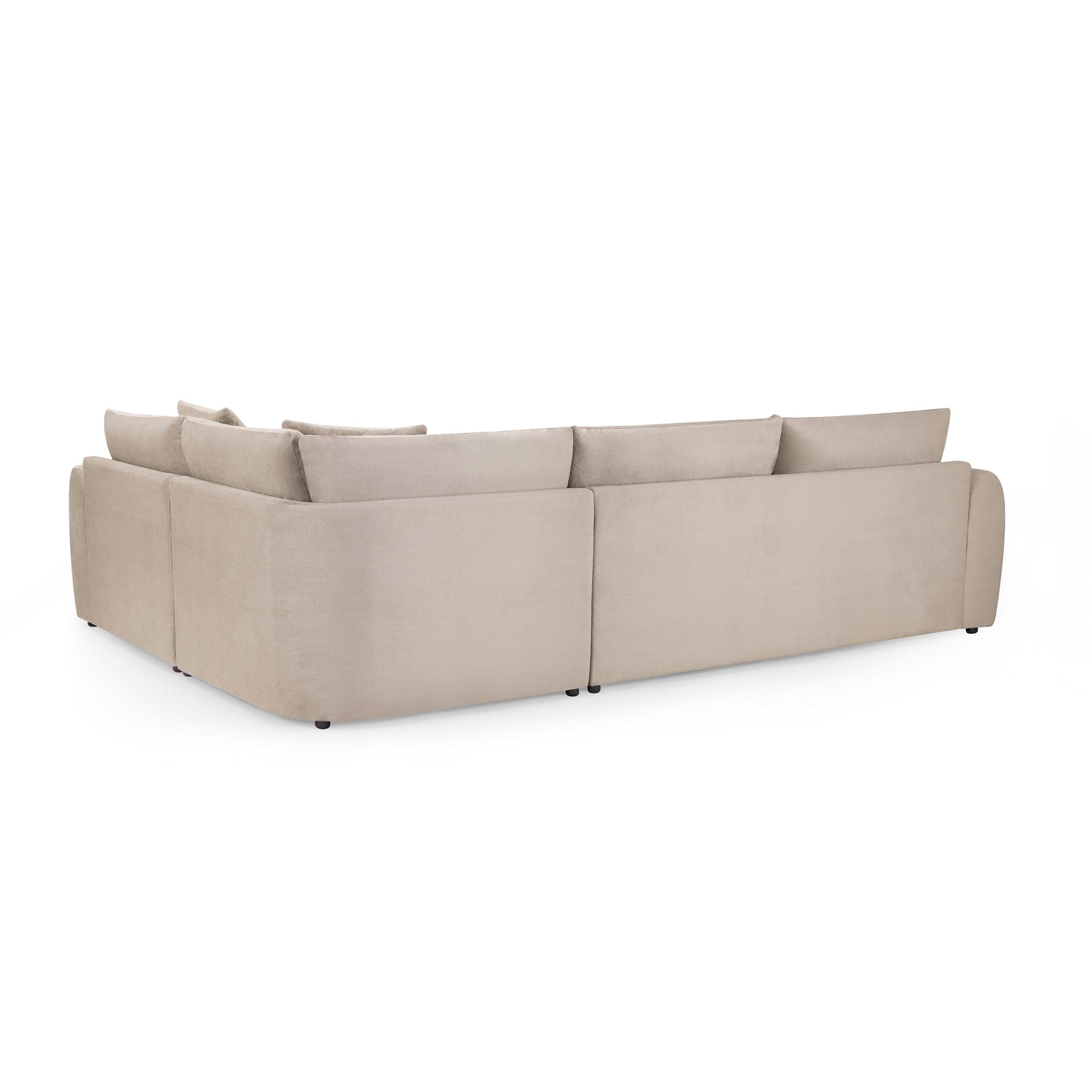 Hugo Sofa Mocha Right Hand Facing Corner - back view (7024879009856)