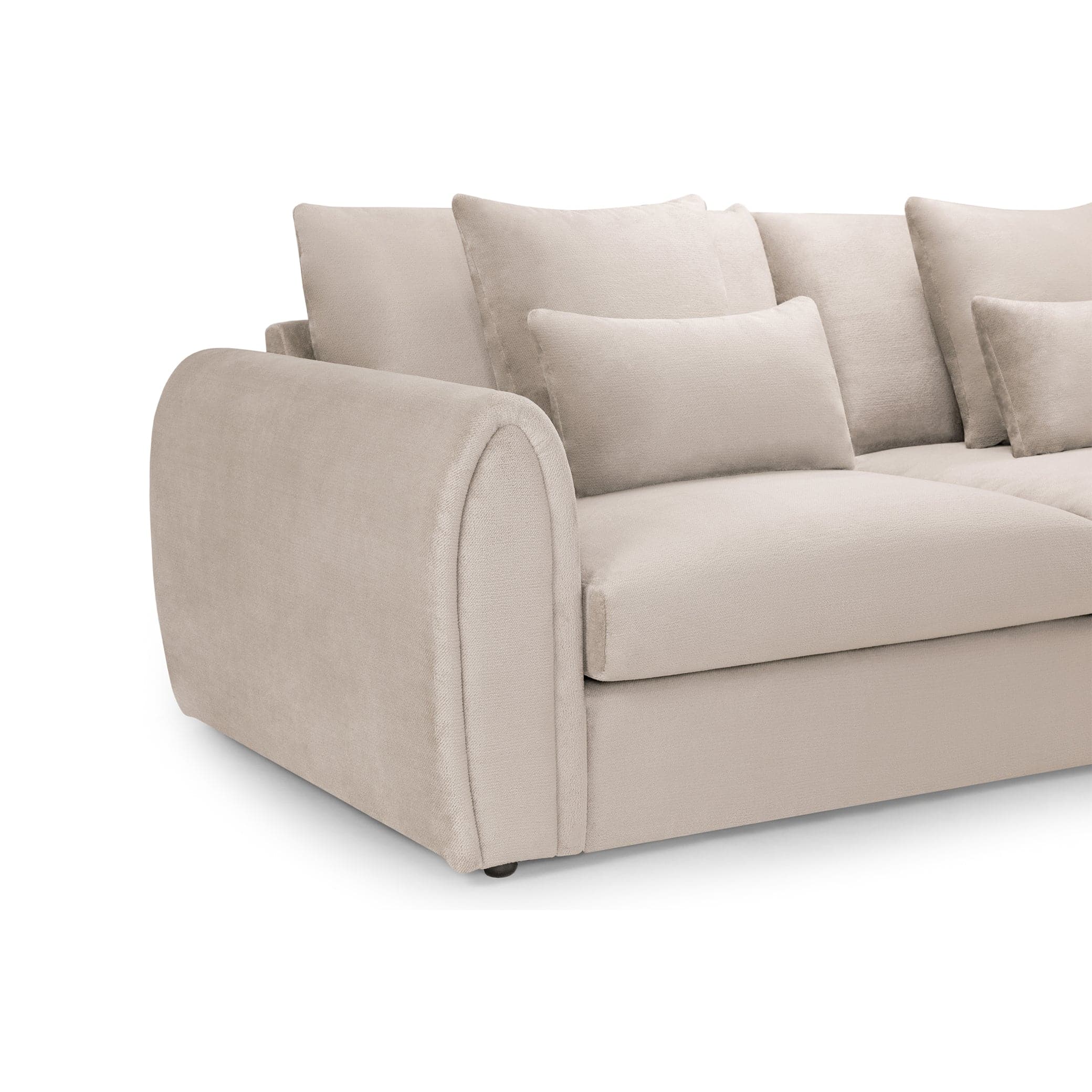 Hugo Sofa Mocha Right Hand Facing Corner - left side view (7024879009856)