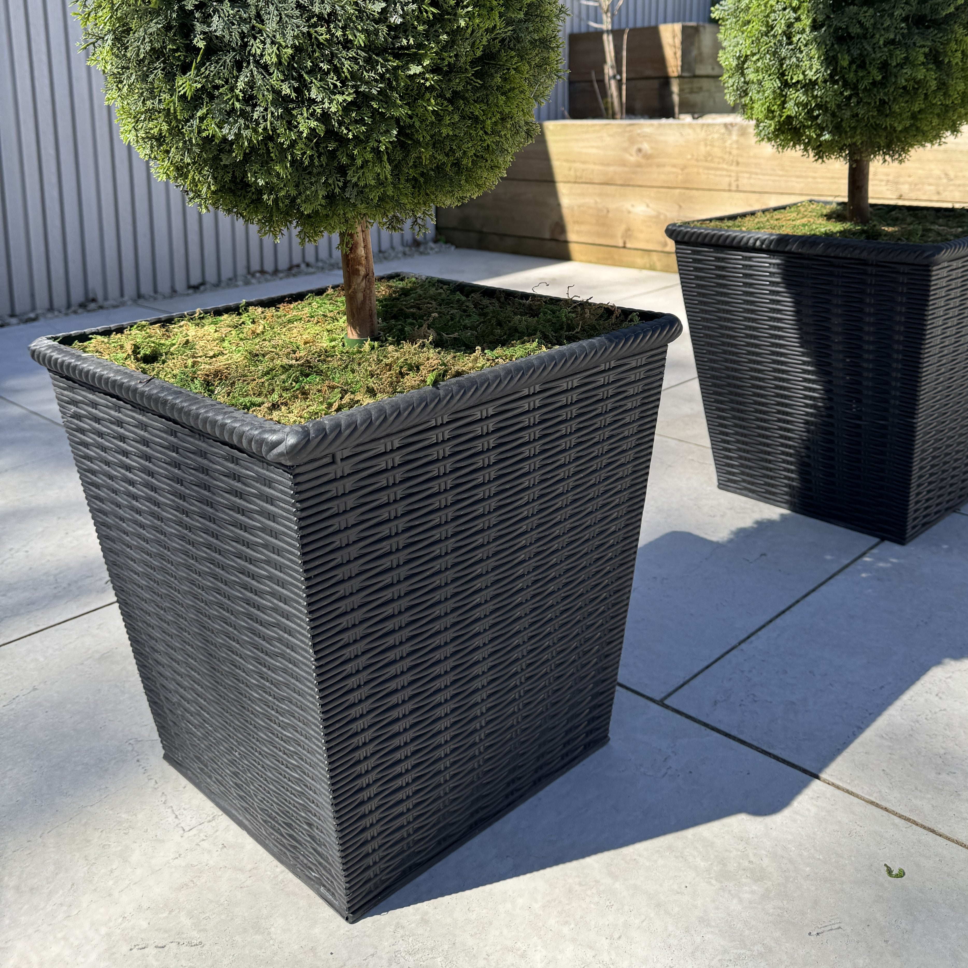 Pair of Artificial Topiary Ball Trees – UV Resistant & Maintenance-Free - AMC Furniture