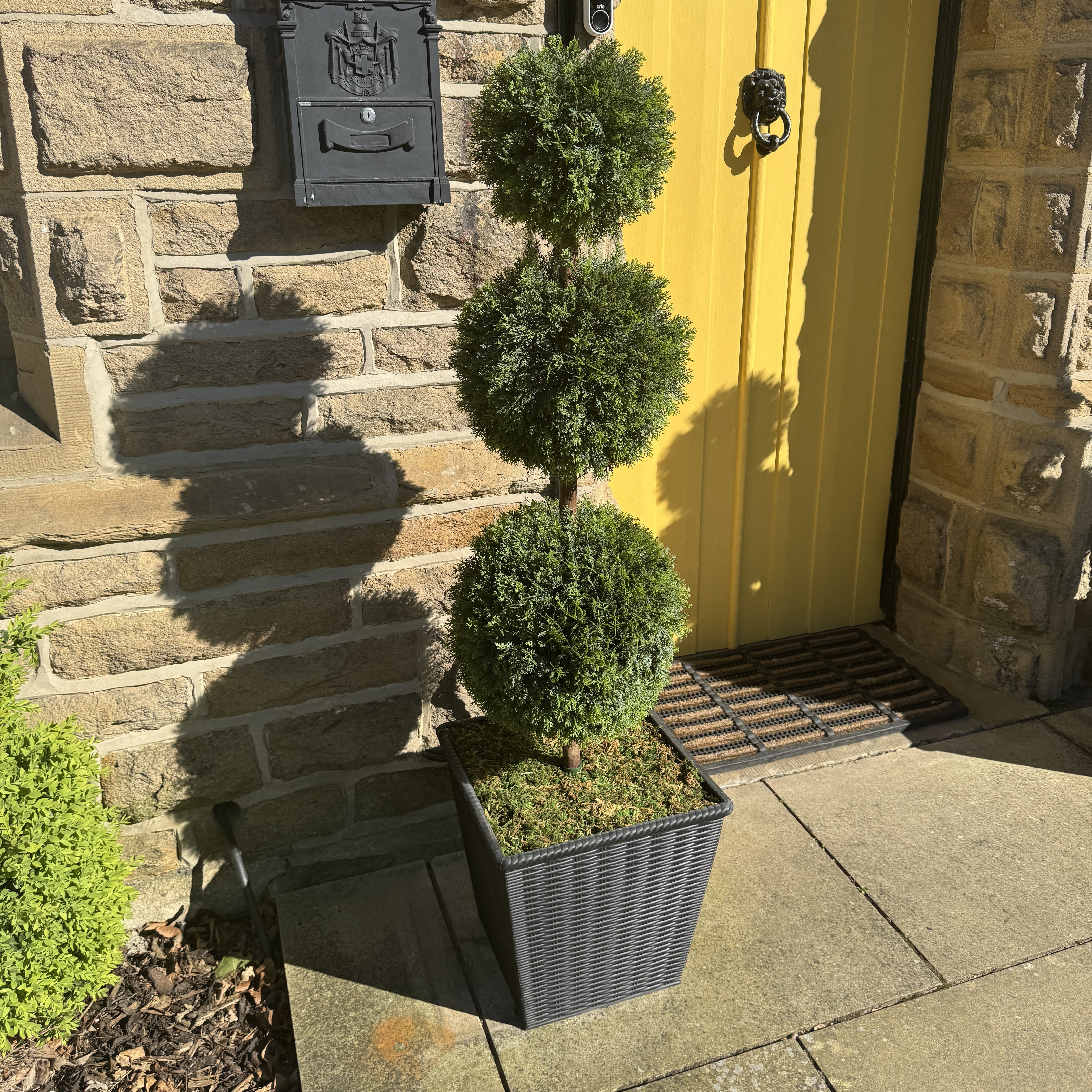 Pair of Artificial Topiary Ball Trees – UV Resistant & Maintenance-Free - AMC Furniture