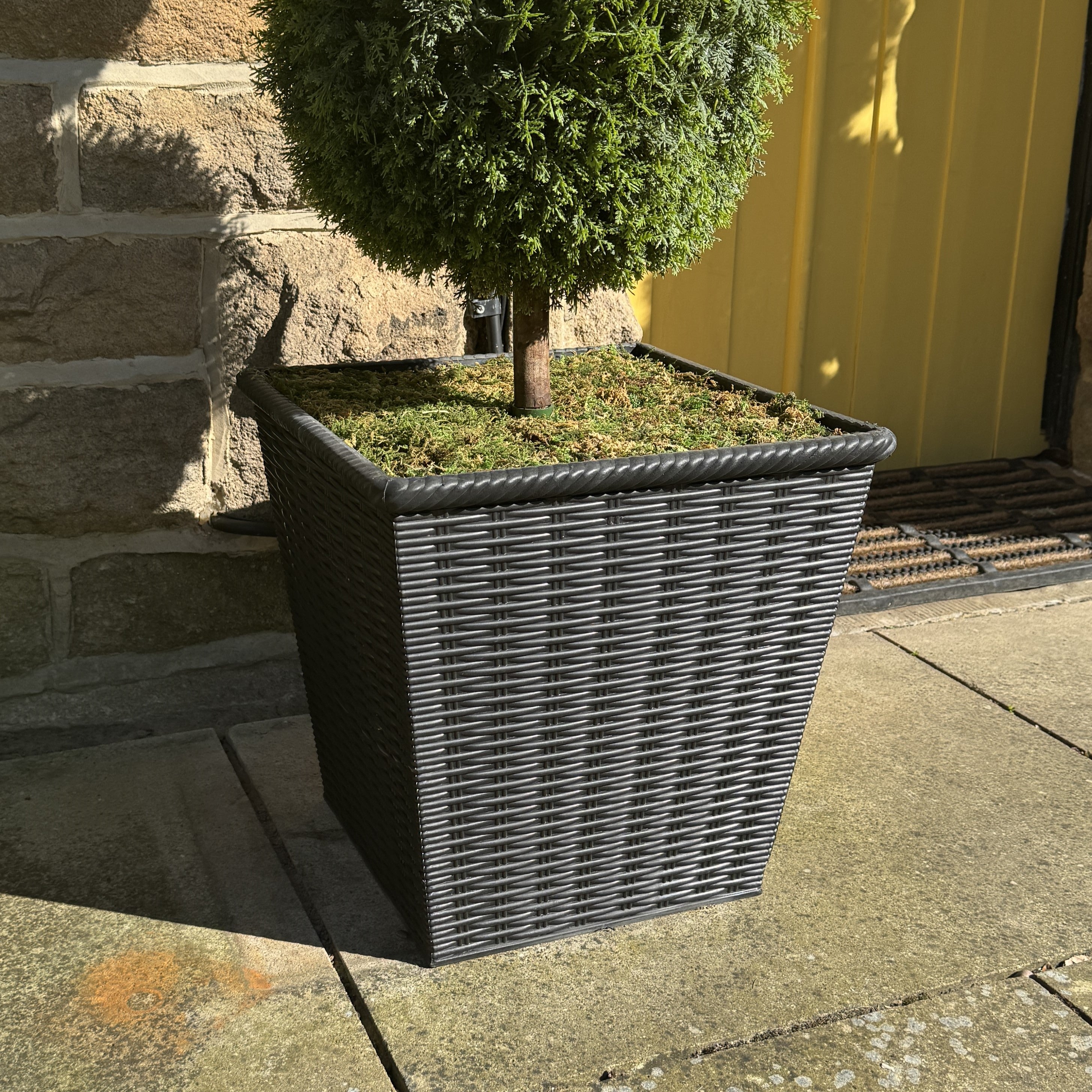 Pair of Artificial Topiary Ball Trees – UV Resistant & Maintenance-Free - AMC Furniture