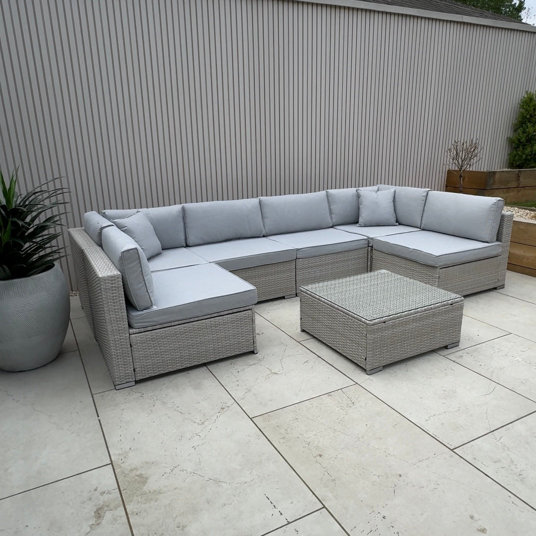 Eden U Shape Corner Sofa Set (14929986748794)