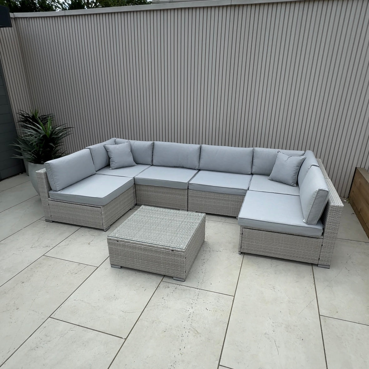 Eden U Shape Corner Sofa Set (14929986748794)