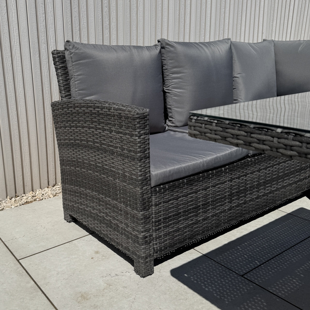 Poppy Corner Firepit Dining Set (14930022433146)