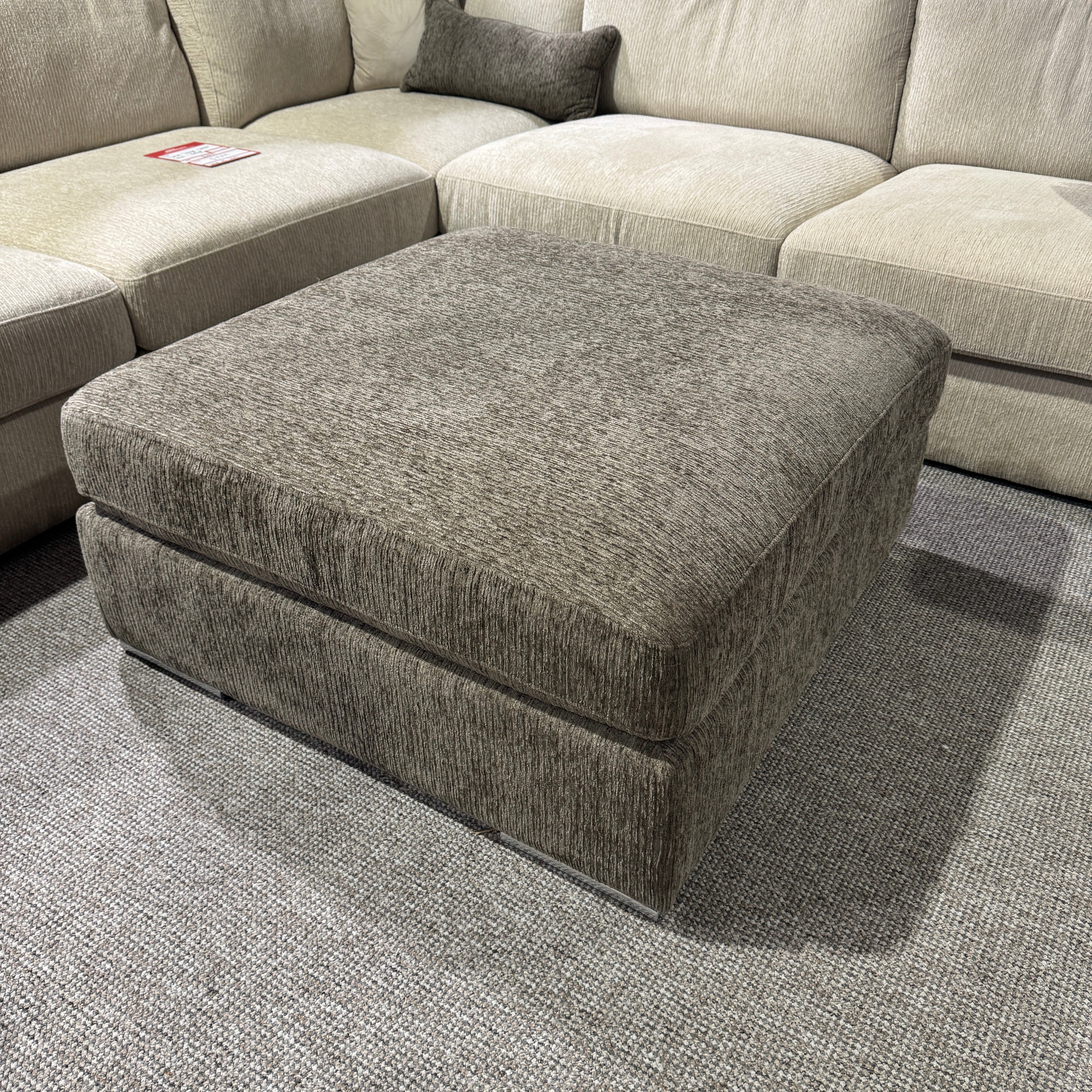 Turin Sofa Mocha Footstool (Ex Display)