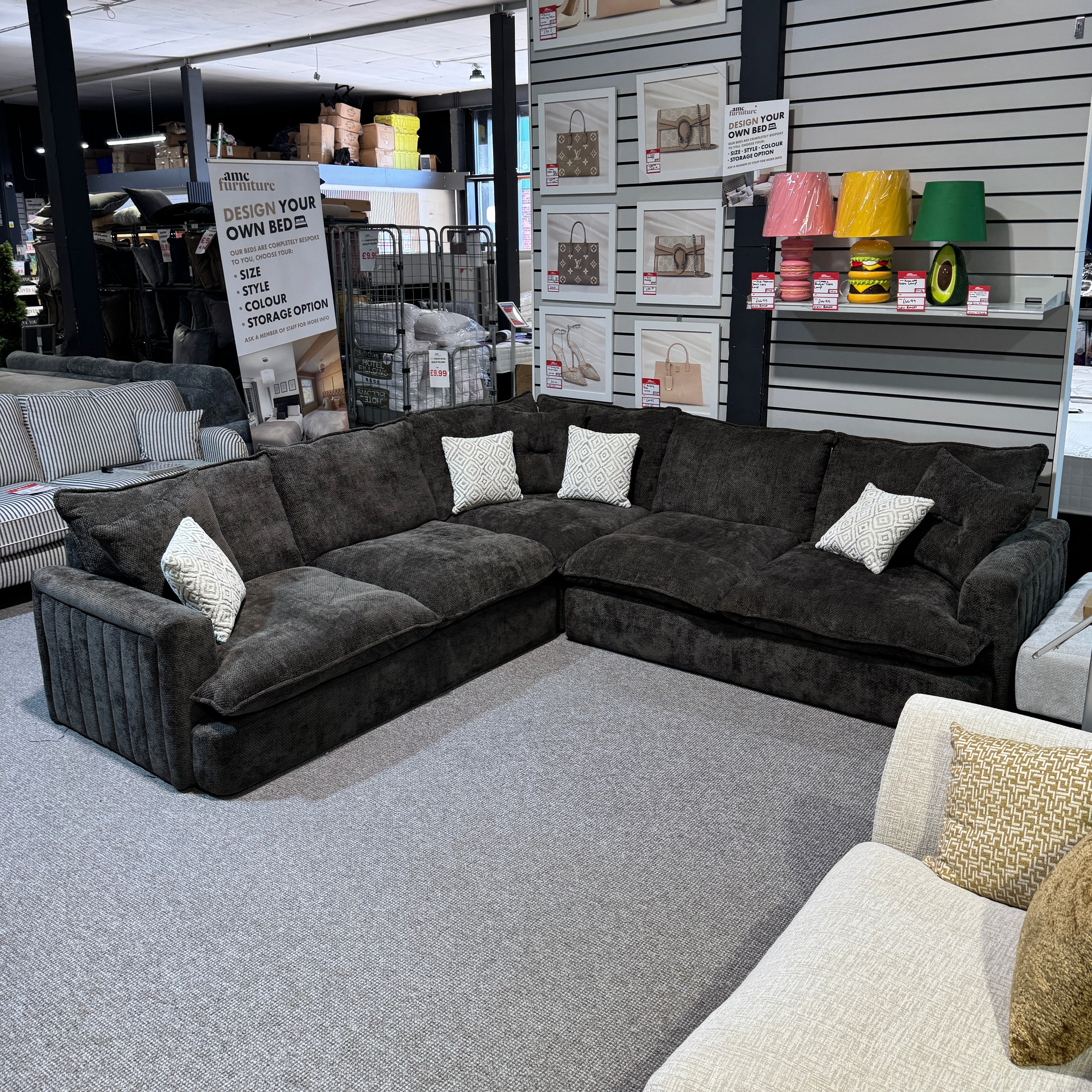 Buckley 2C2 Equal Corner Sofa in Jude Chocolate (Ex Display)