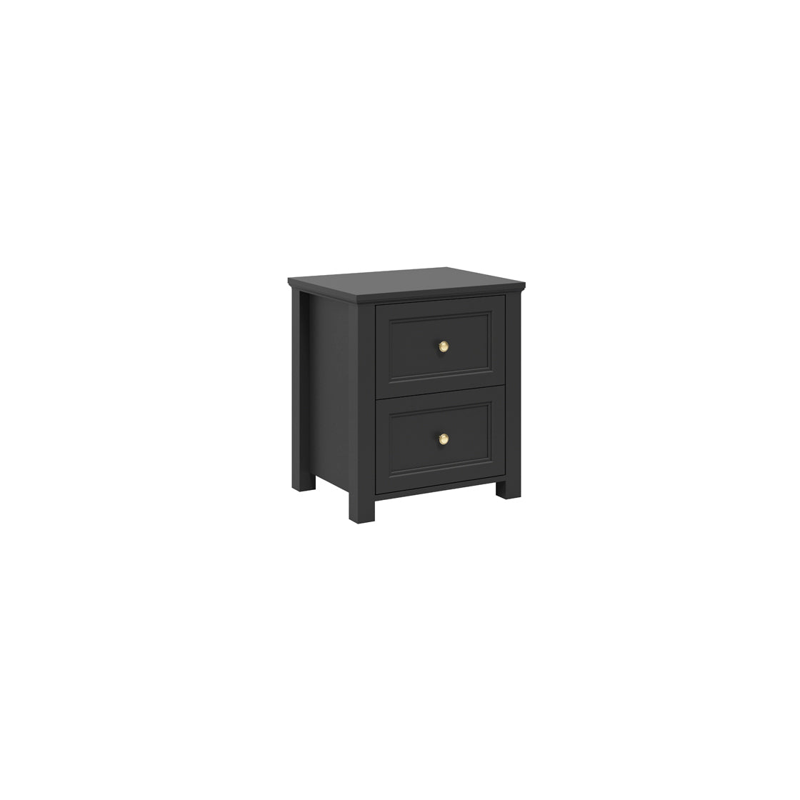 IVES BLACK BEDSIDE CABINET (14969140674938)