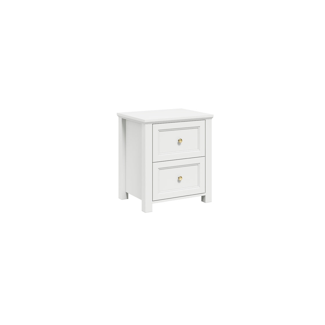 IVES WHITE BEDSIDE CABINET (14969140806010)