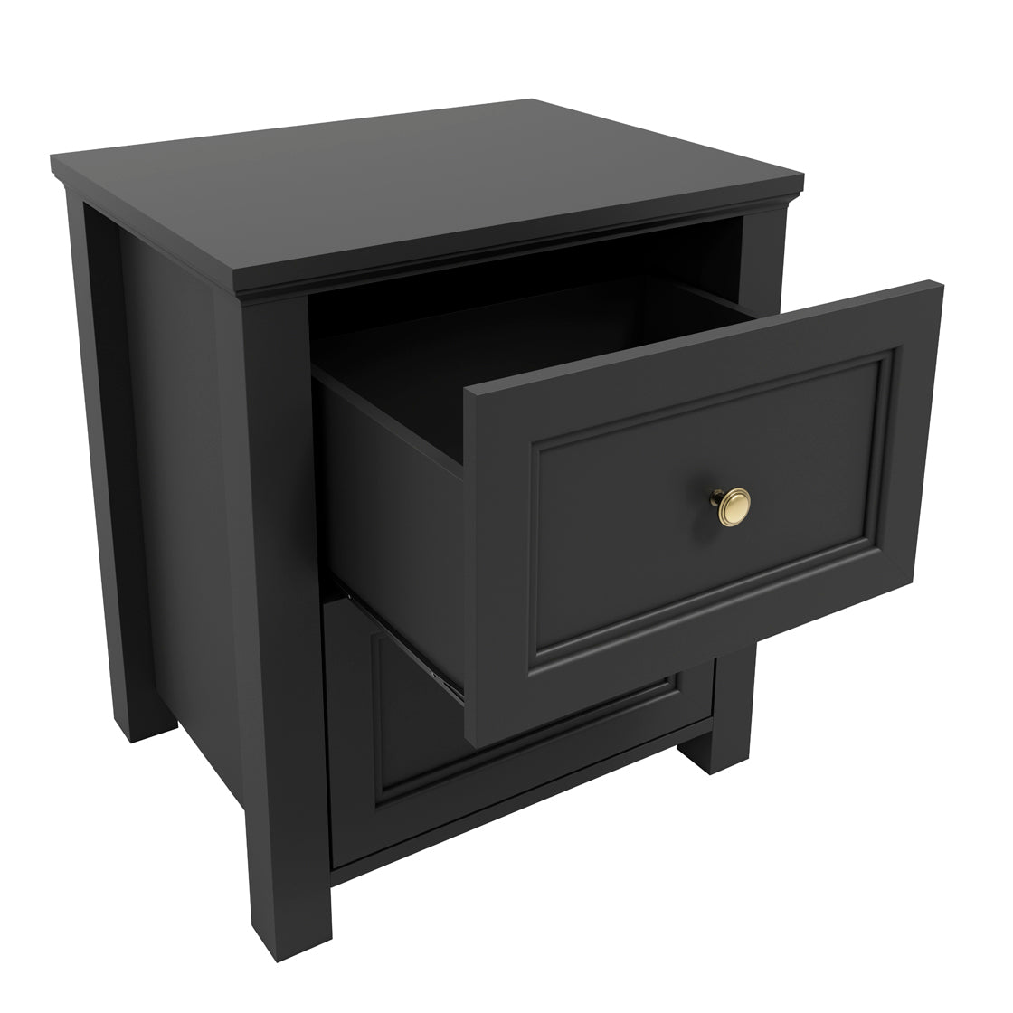 IVES BLACK BEDSIDE CABINET (14969140674938)