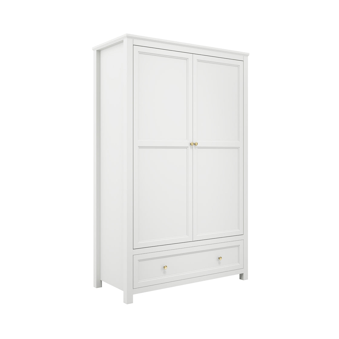 IVES WHITE 2 DOOR WARDROBE (2 PACKS) (14969140740474)