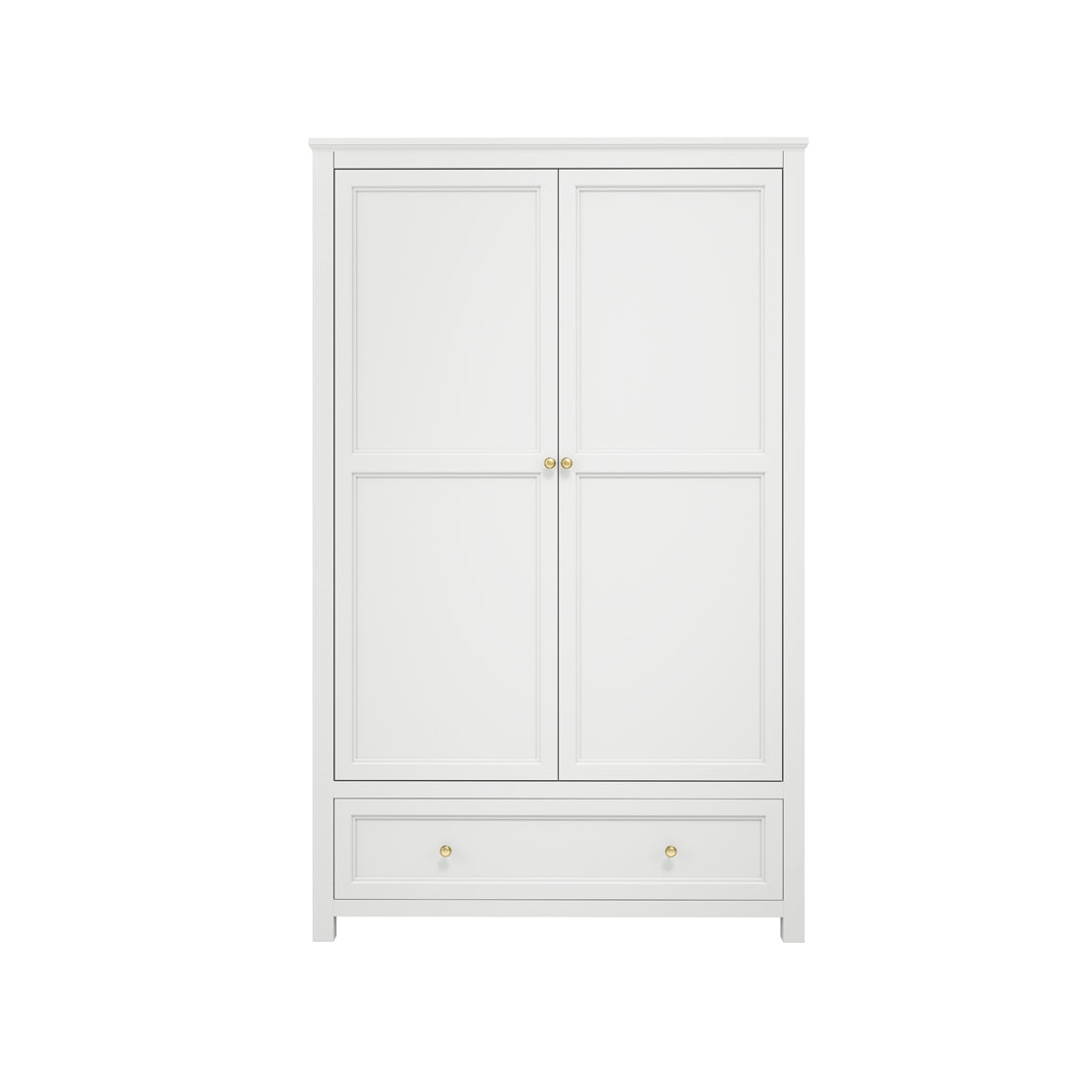 IVES WHITE 2 DOOR WARDROBE (2 PACKS) (14969140740474)