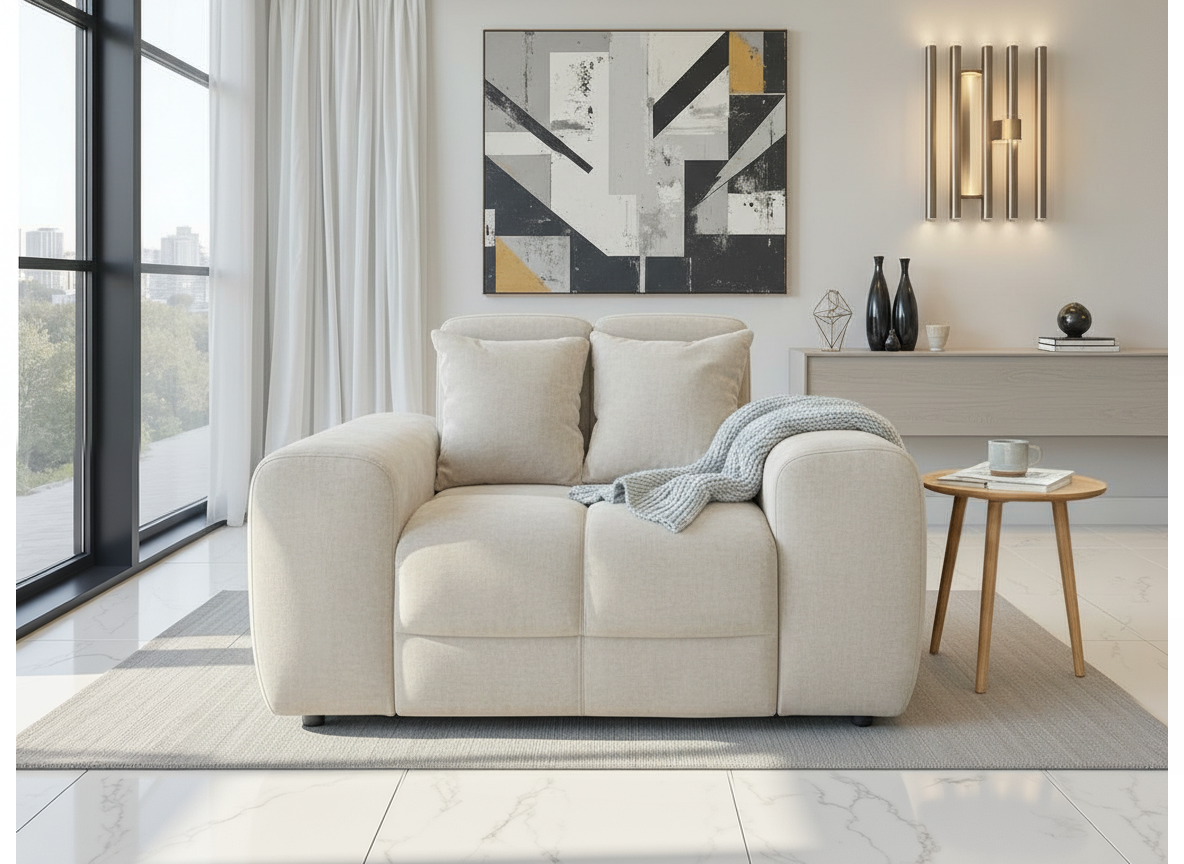Eve Armchair Neutral Beehive