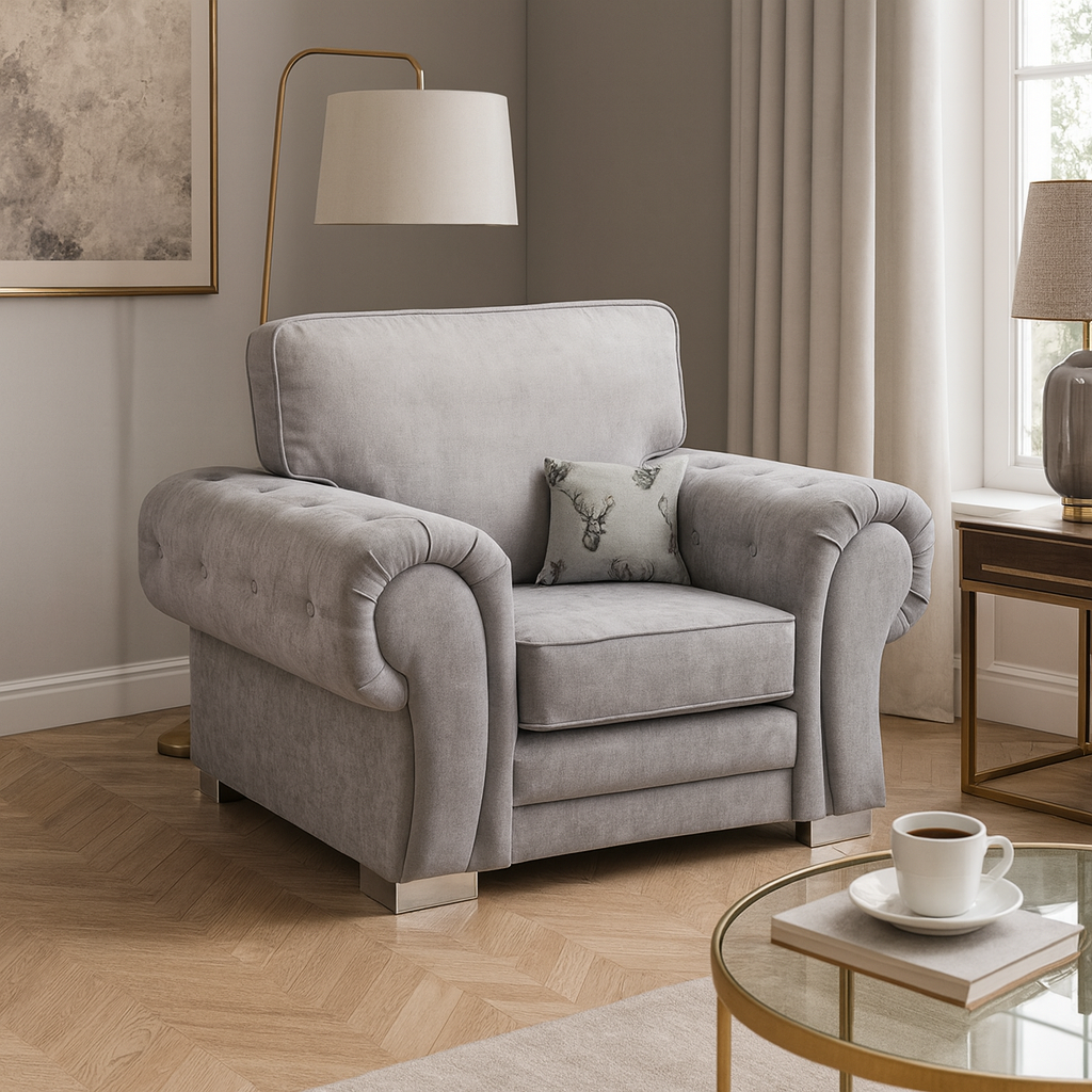 Jude Fullback Sofa Grey Armchair (7026594349120)