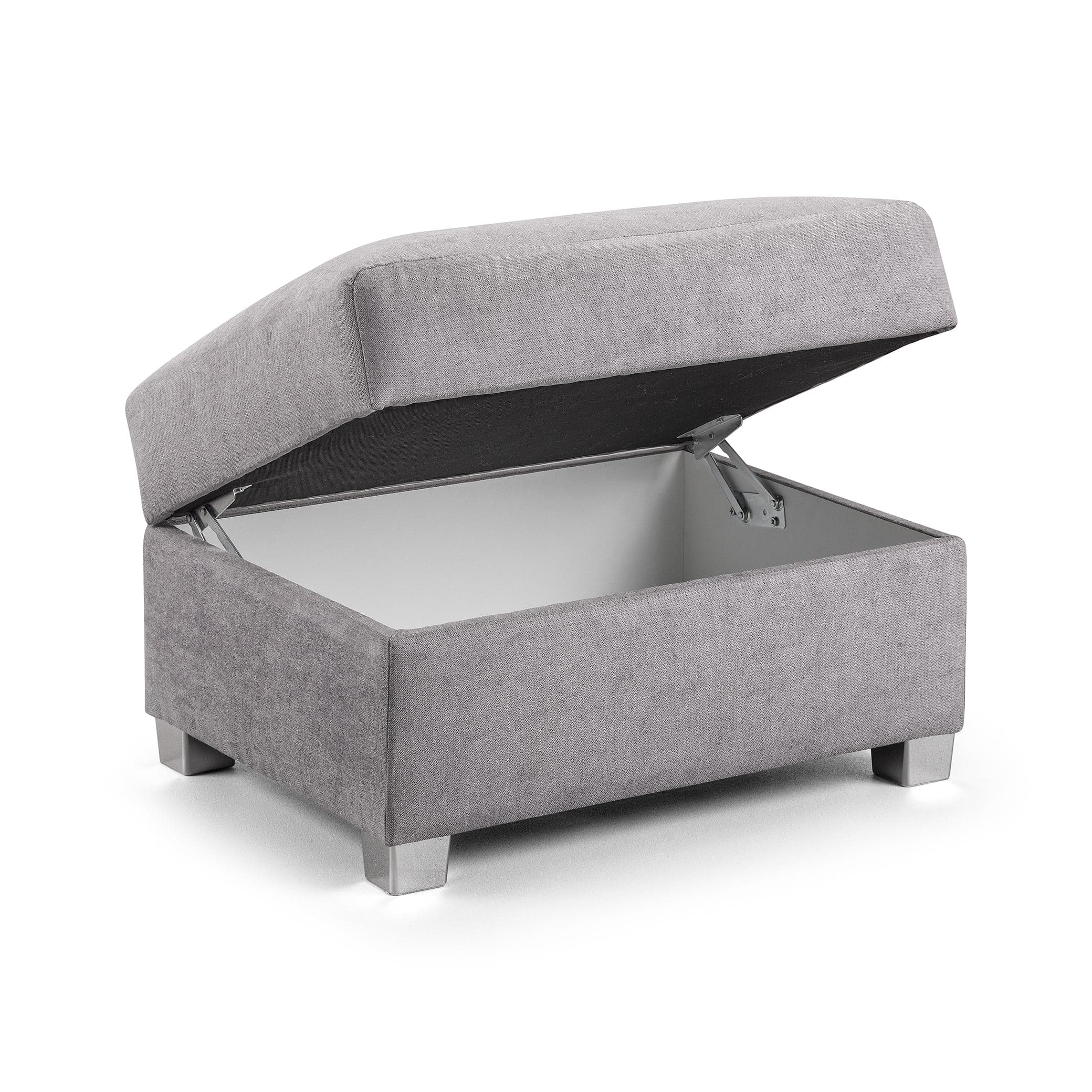 Jude Scatterback Sofa Grey Footstool - storage view (7026806652992)