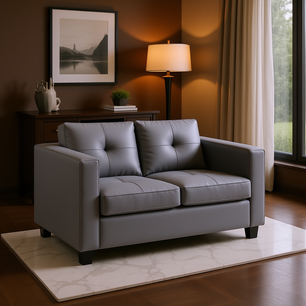 Kew 2 Seater Sofa in Grey (7023863529536)