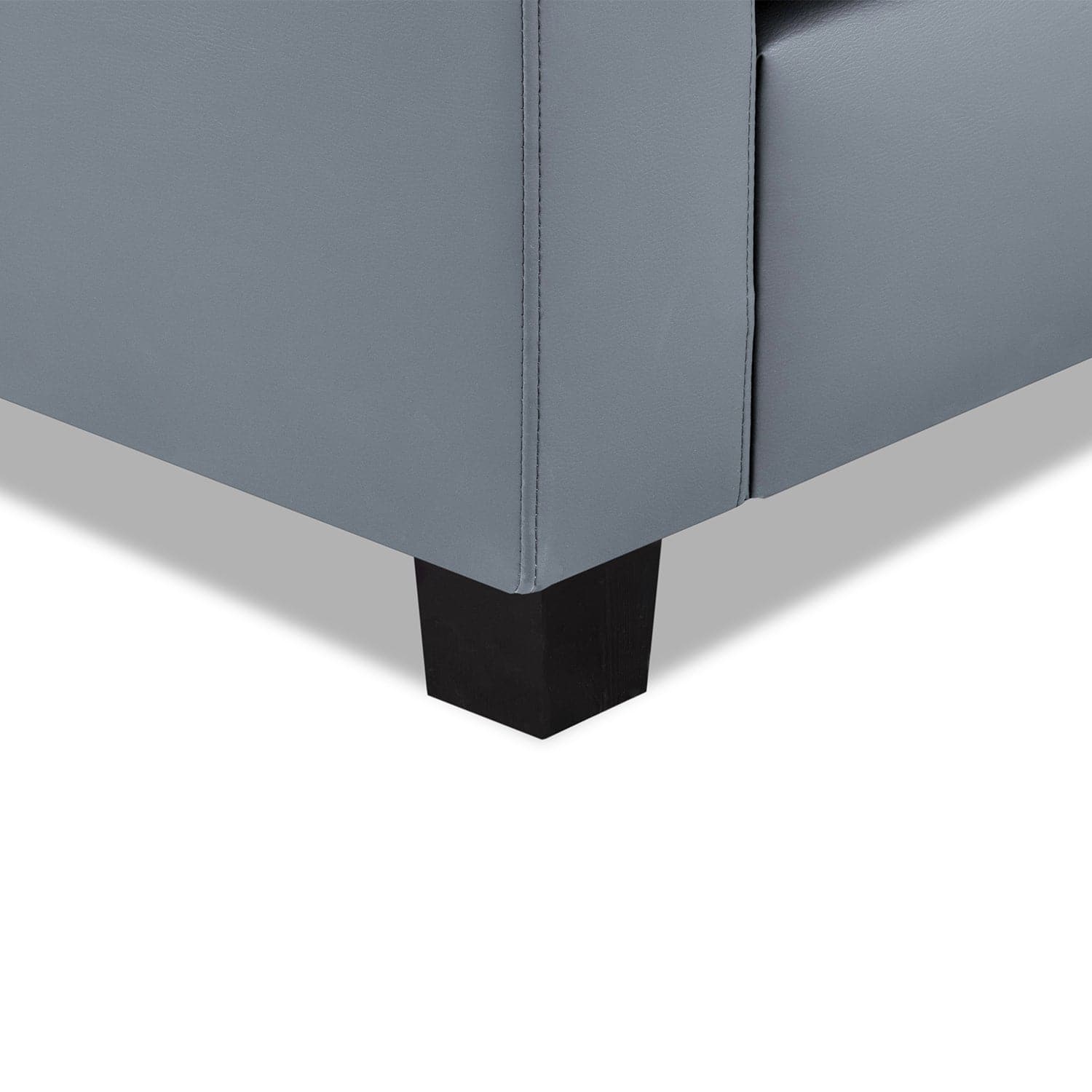 Kew Armchair in Grey - bottom view (7023867035712)