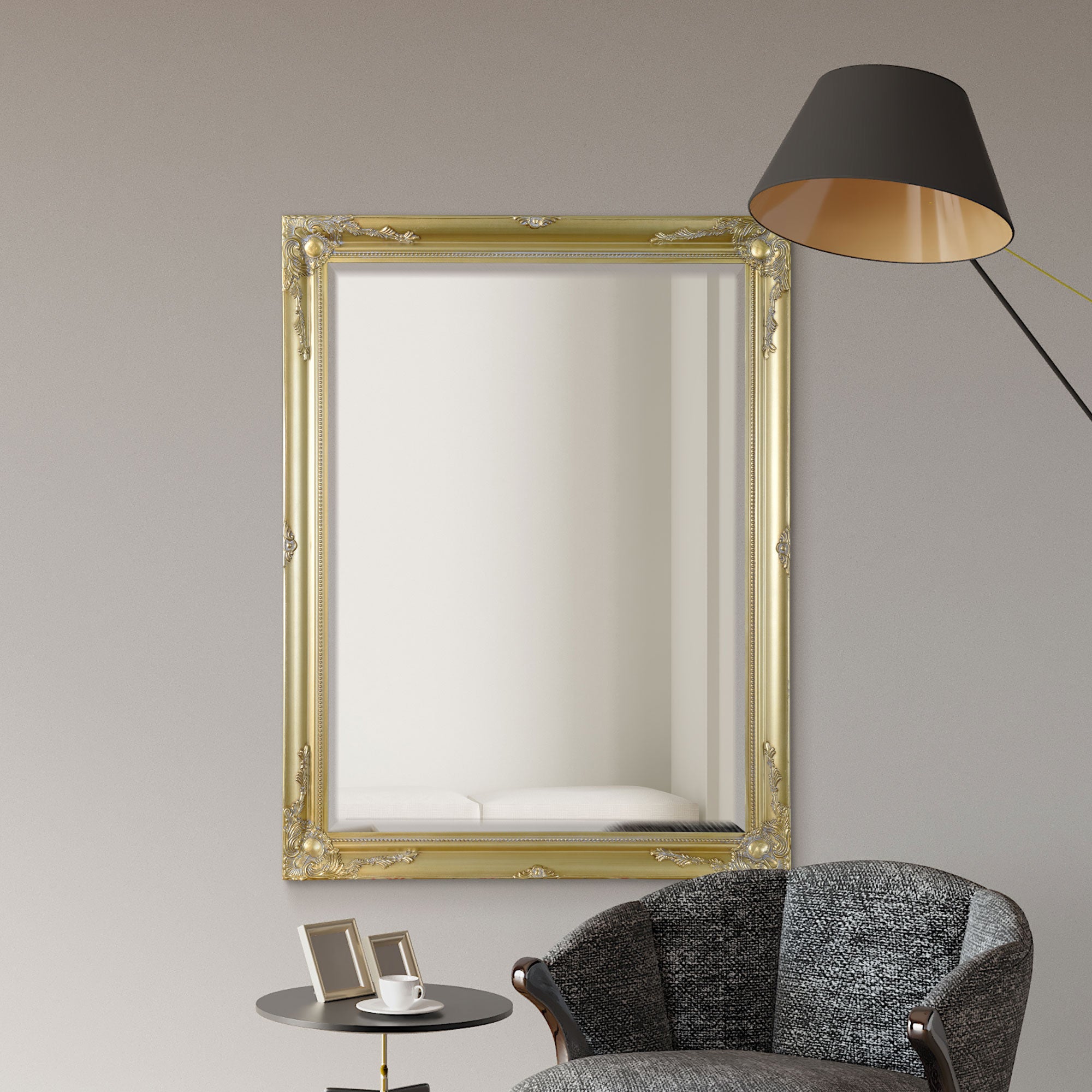 Buxton Gold Large Leaner Mirror 140 x 109 CM (15010559820154)