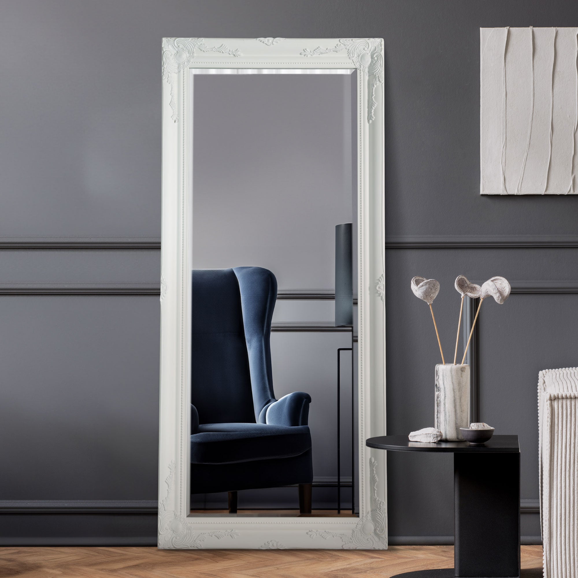 Buxton White Full Length Mirror 170 x 79 CM (15010560082298)