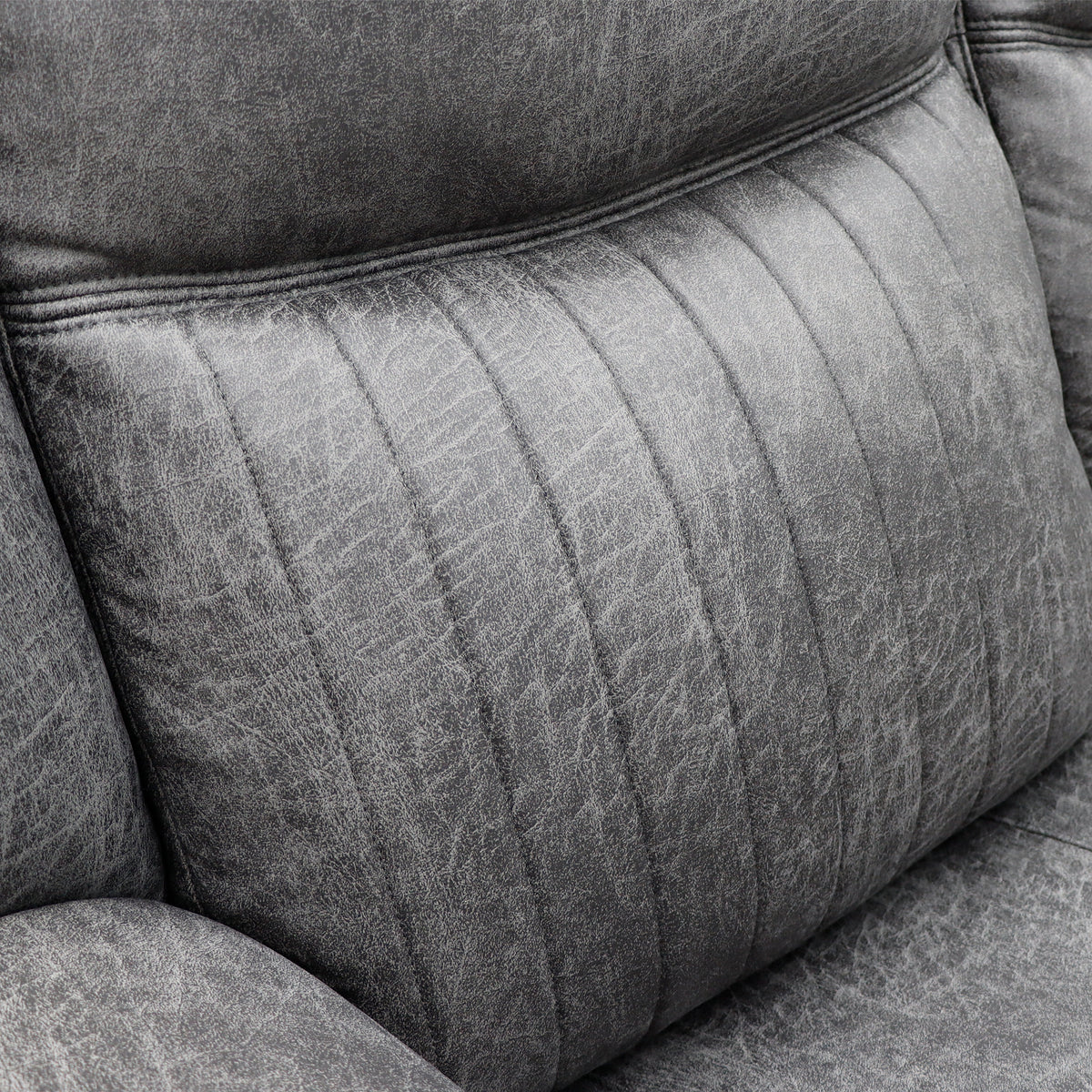 Strand Electric Recliner Sofa Grey Armchair - AMC Furniture