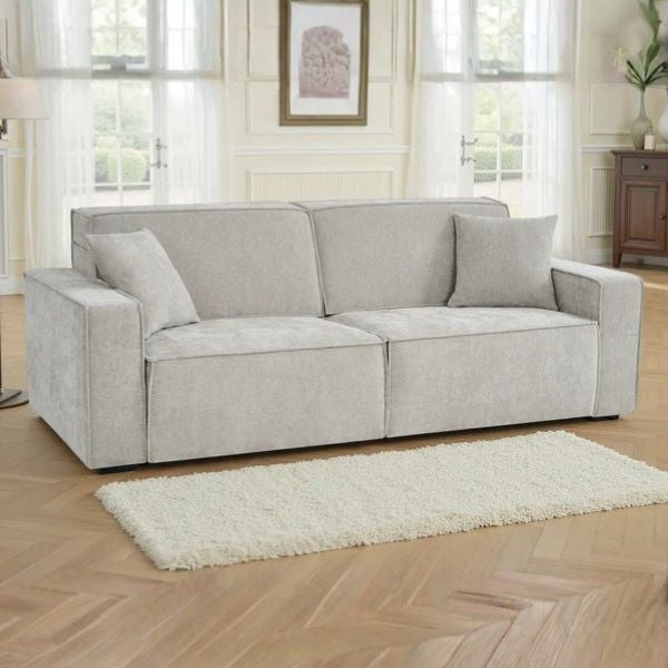 Louie Electric Sofabed Beige 3 Seater