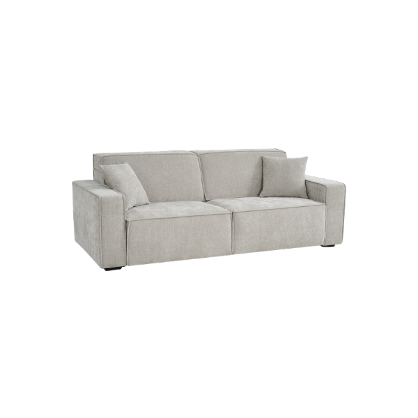 Louie Electric Sofabed Beige 3 Seater - AMC Furniture