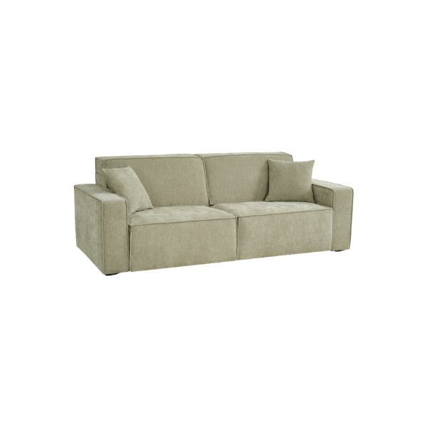 Louie Electric Sofabed Green 3 Seater - AMC Furniture