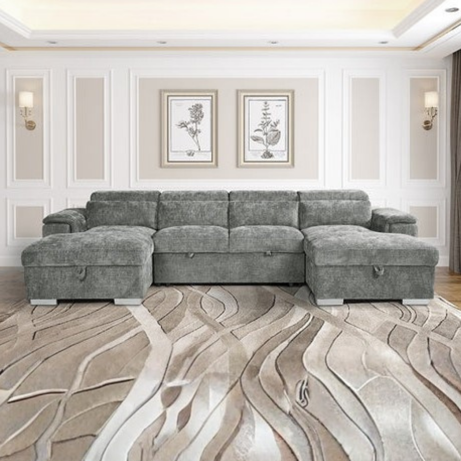 Luna U Shape Corner Sofabed