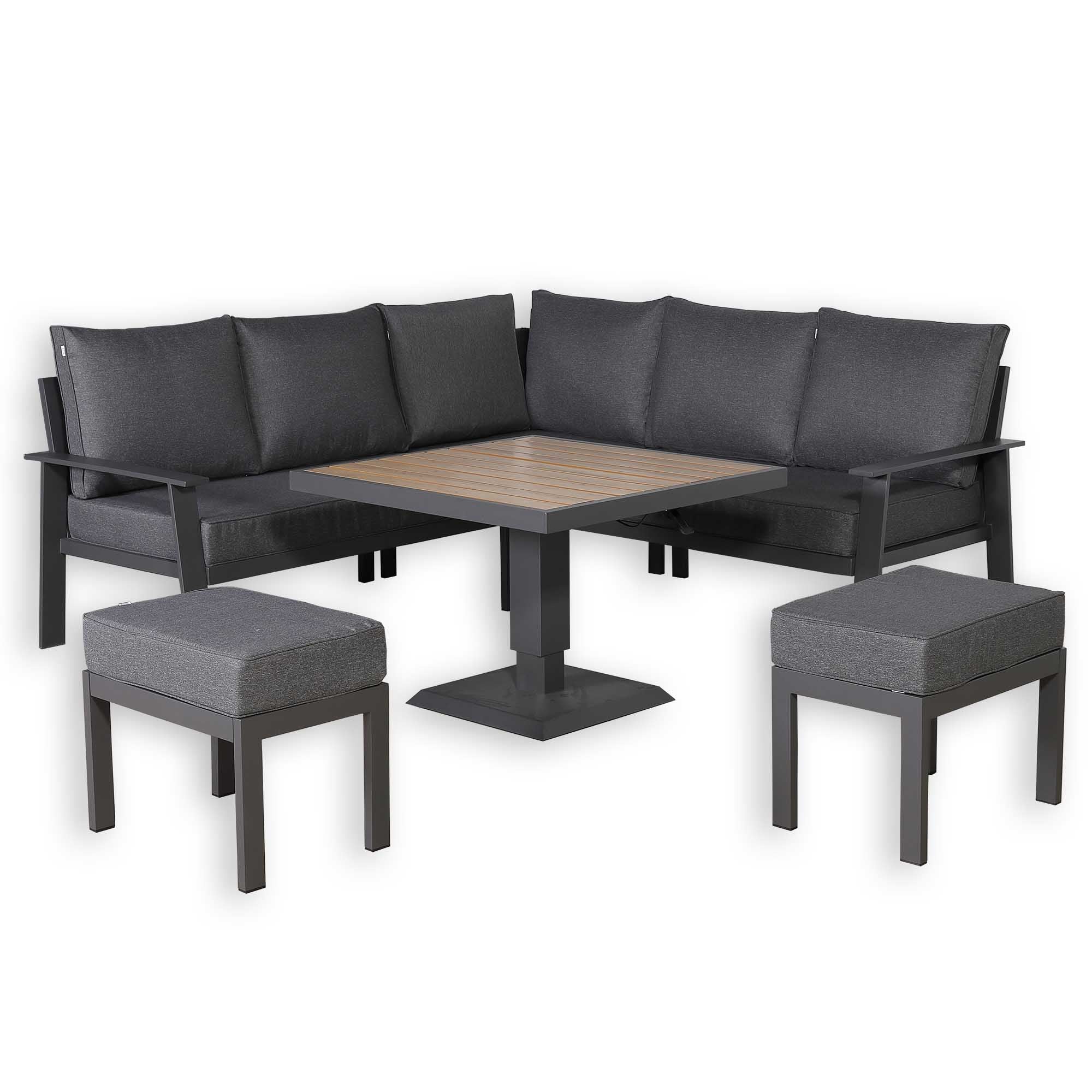 Cadiz Equal Corner Dining Set - AMC Furniture
