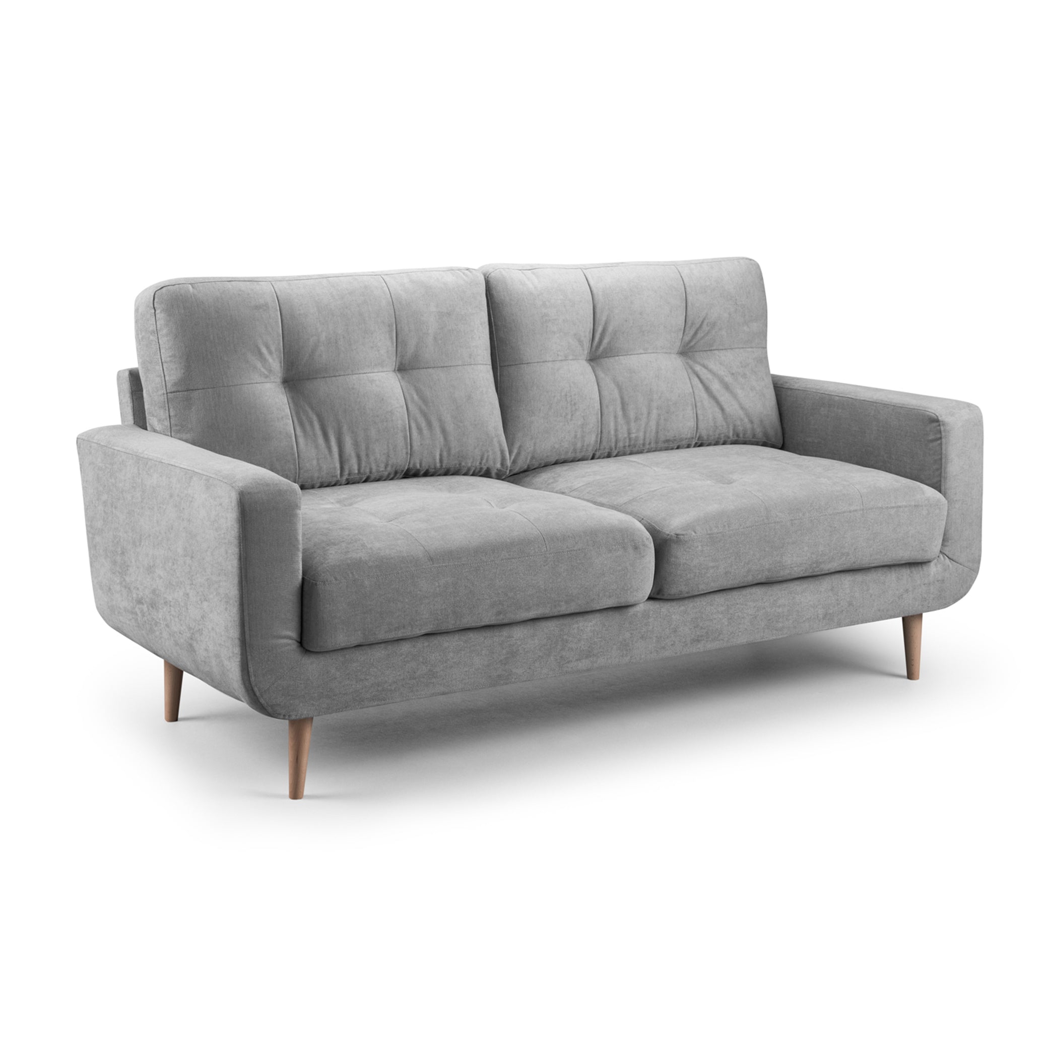 Madison Grey Three Seater Sofa - front view (7021695631424)