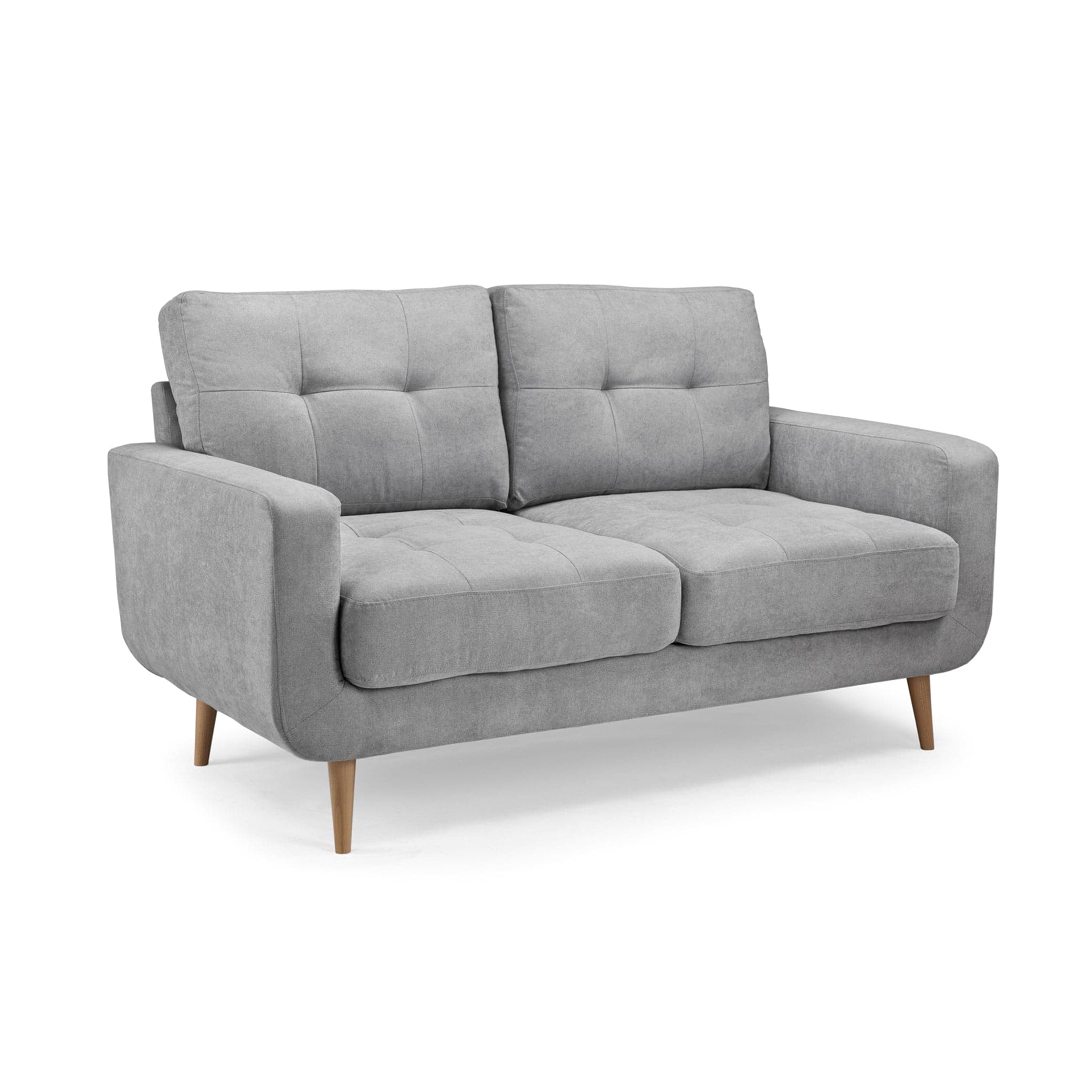 Madison Grey Two Seater Sofa - front view (7021696385088)