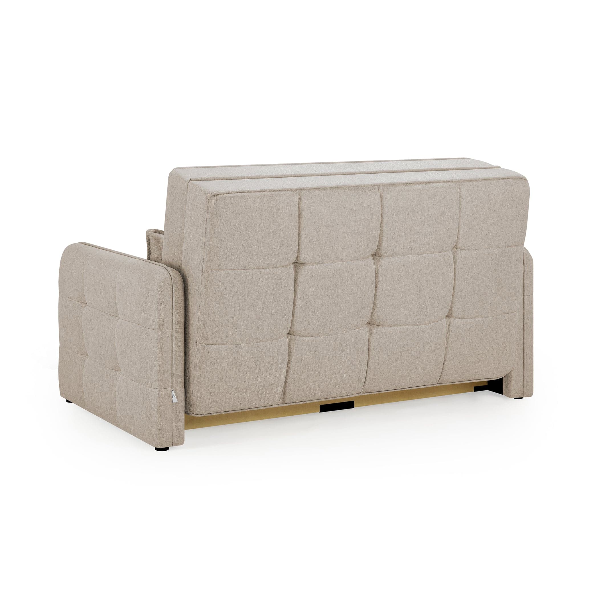 Marlow Sofabed Beige Two Seater - back view (7024245801024)