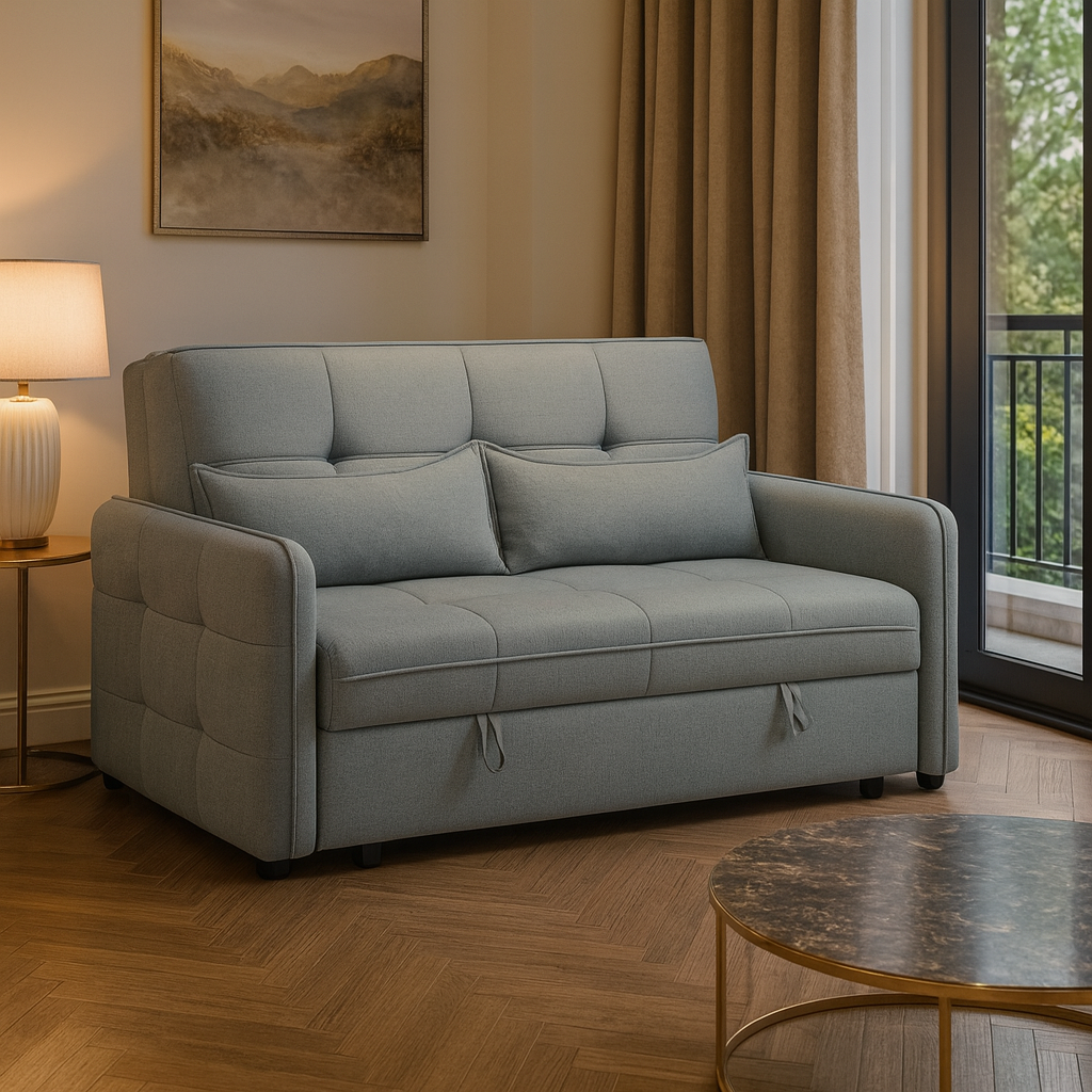 Marlow Sofabed Grey 2 Seater (7024245669952)