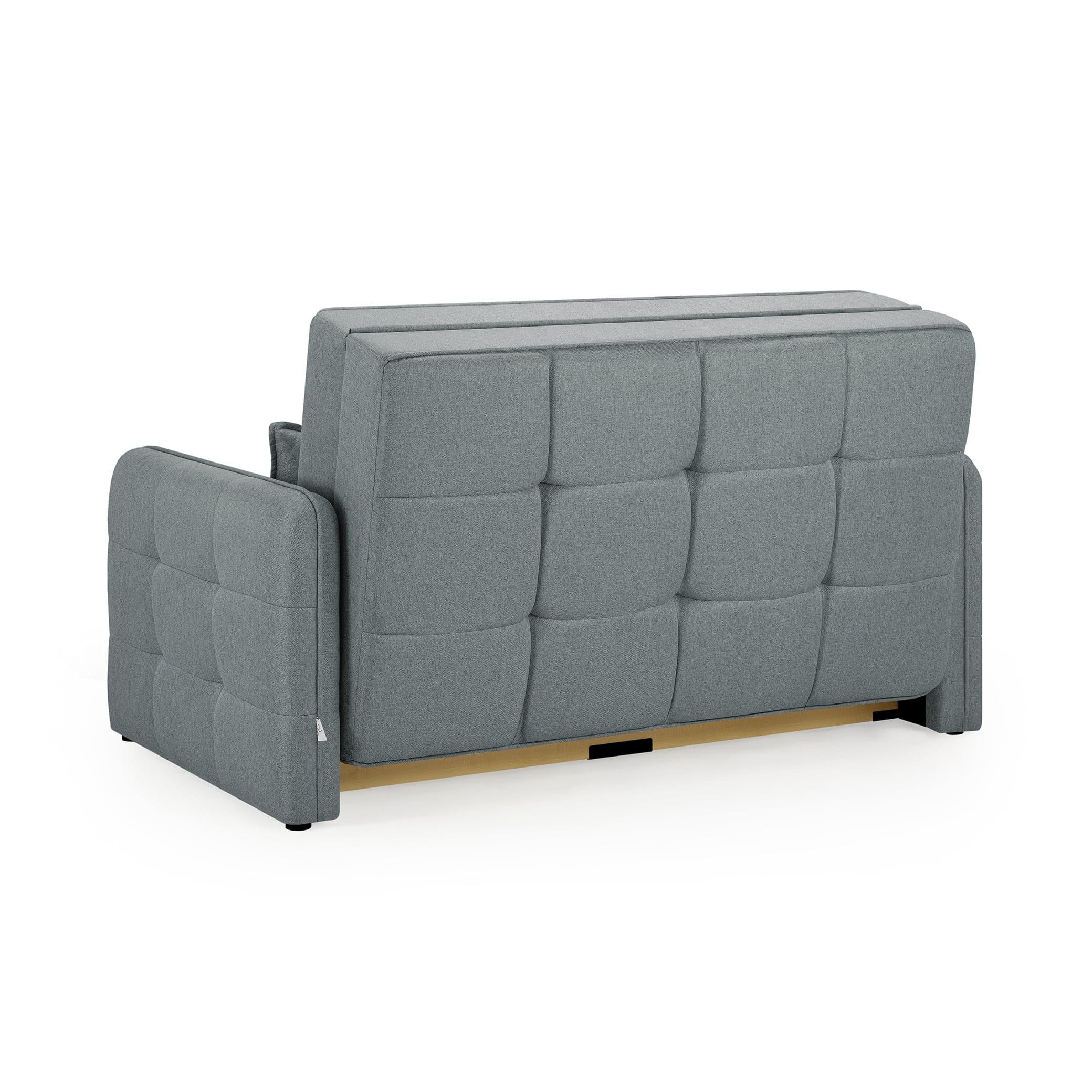 Marlow Sofabed Grey Two Seater - back view (7024245669952)