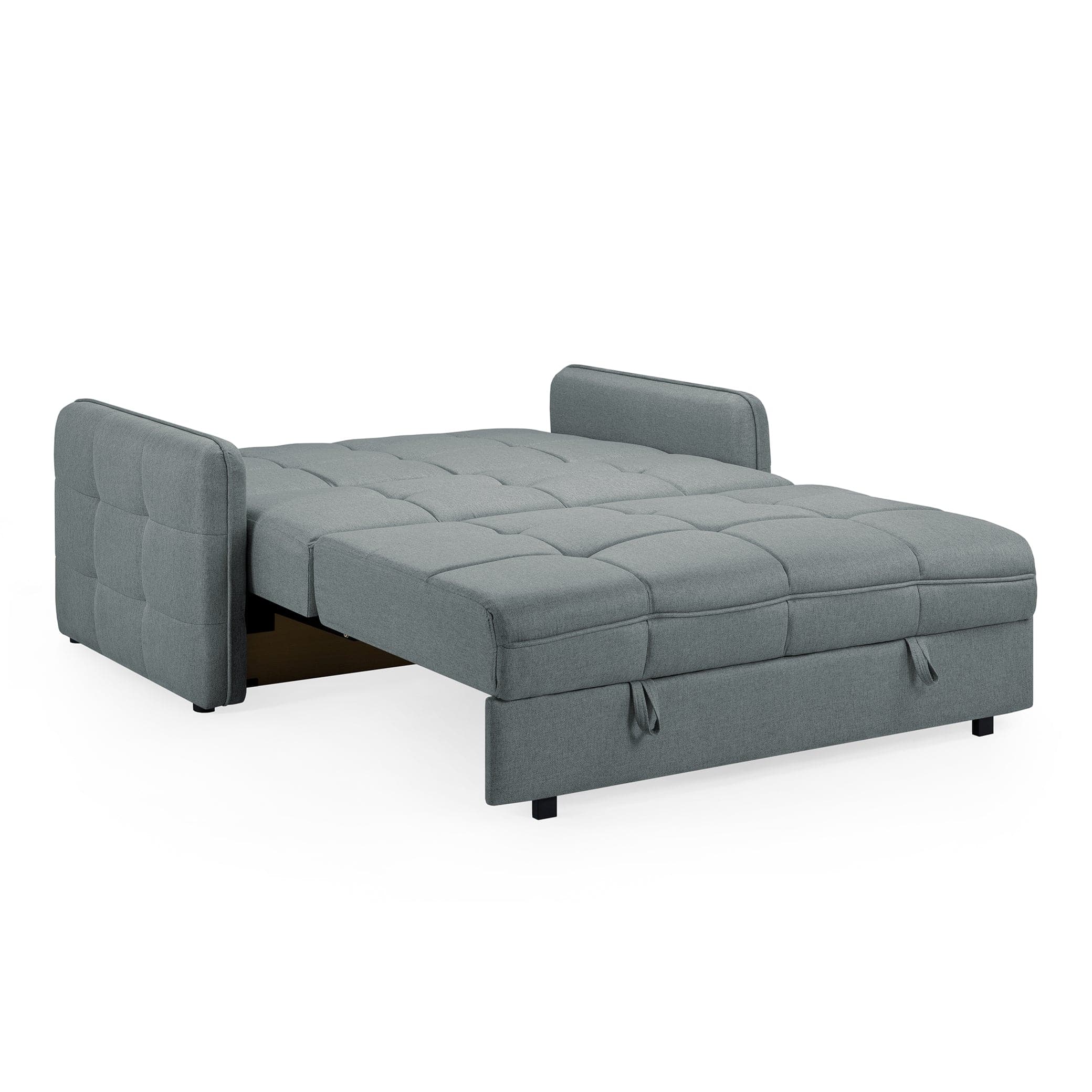 Marlow Sofabed Grey Two Seater - bed conversion view(7024245669952)