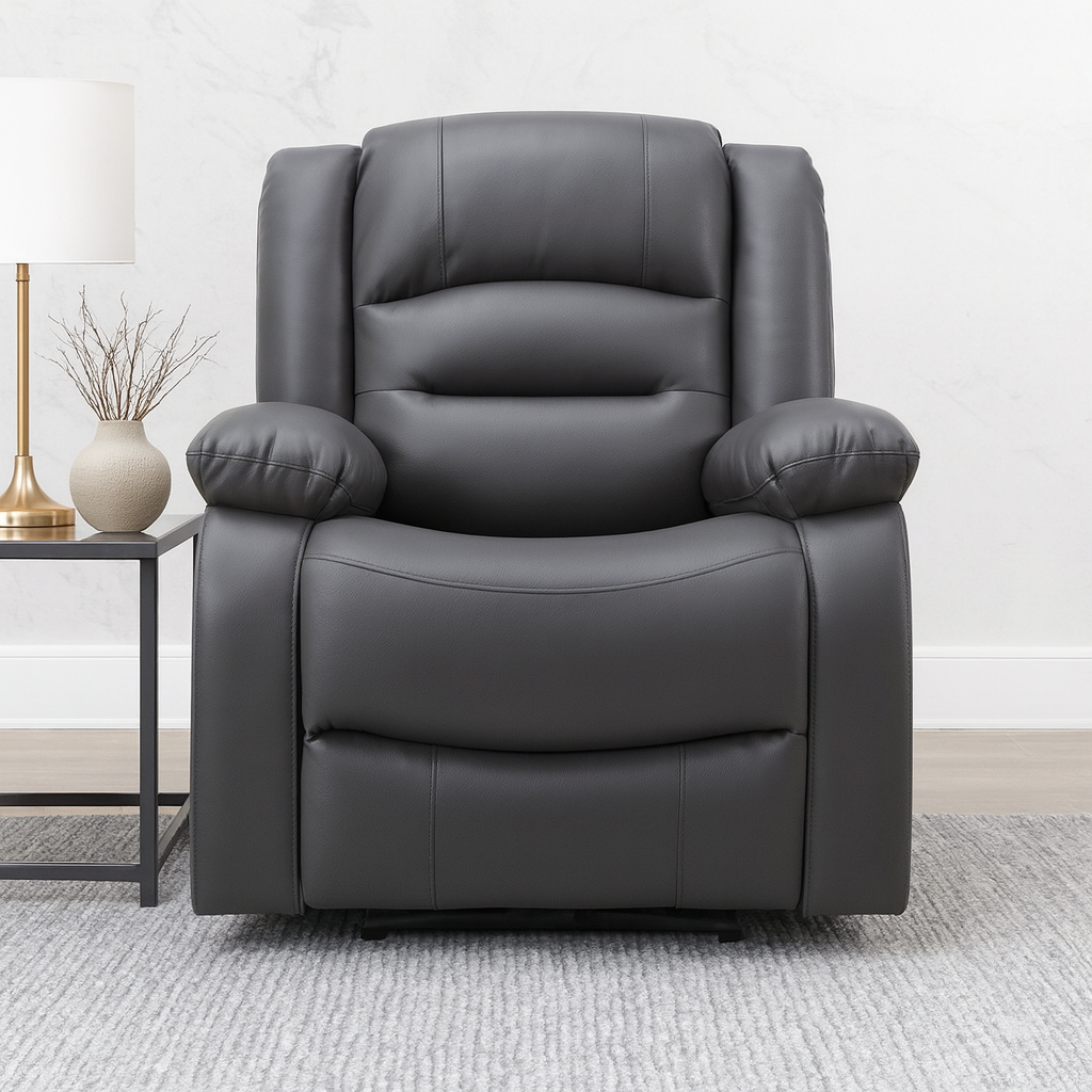Maya Electric Recliner Sofa Grey Armchair