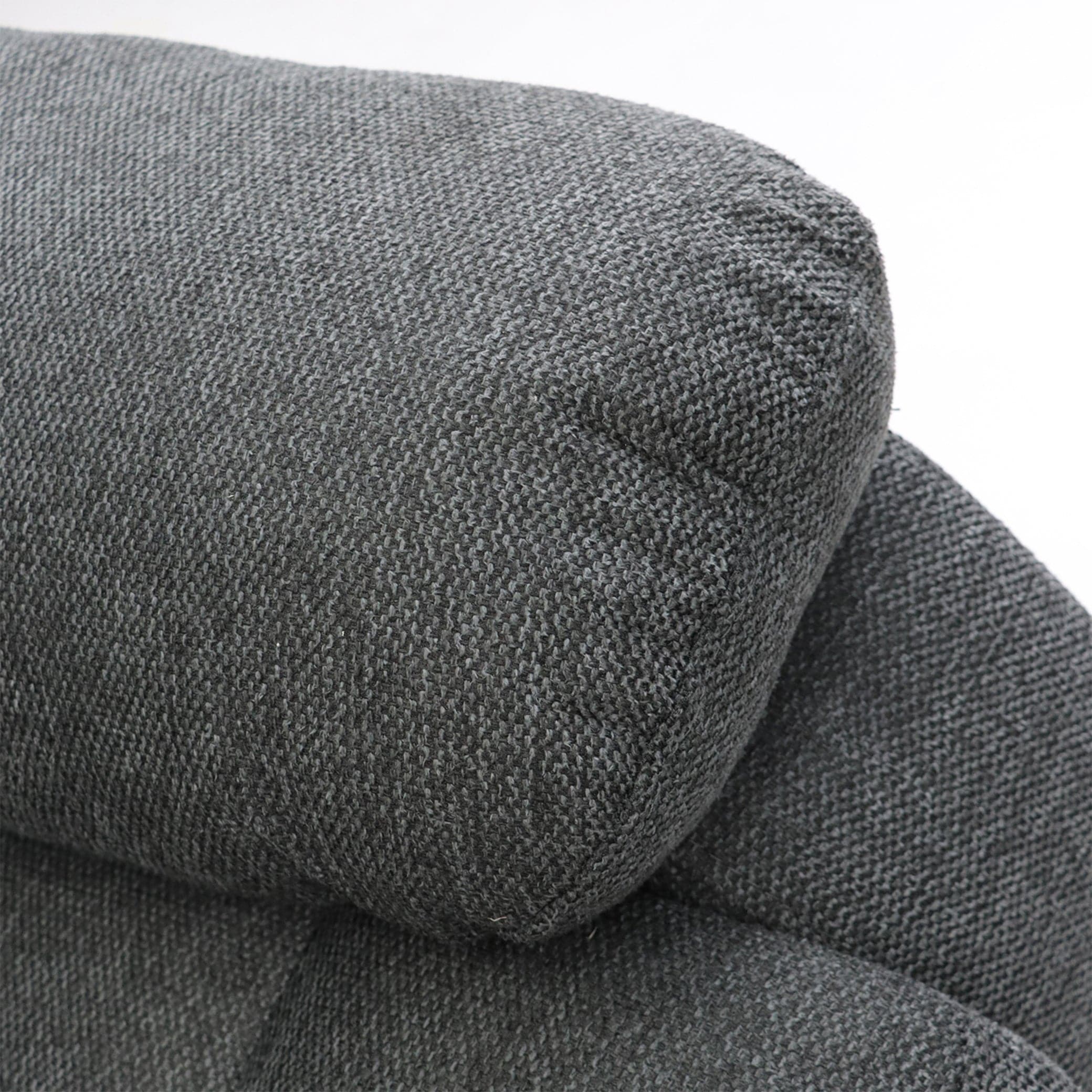 Maya Electric Recliner Sofa Grey Fabric Armchair - close up fabric view (7021289996352)