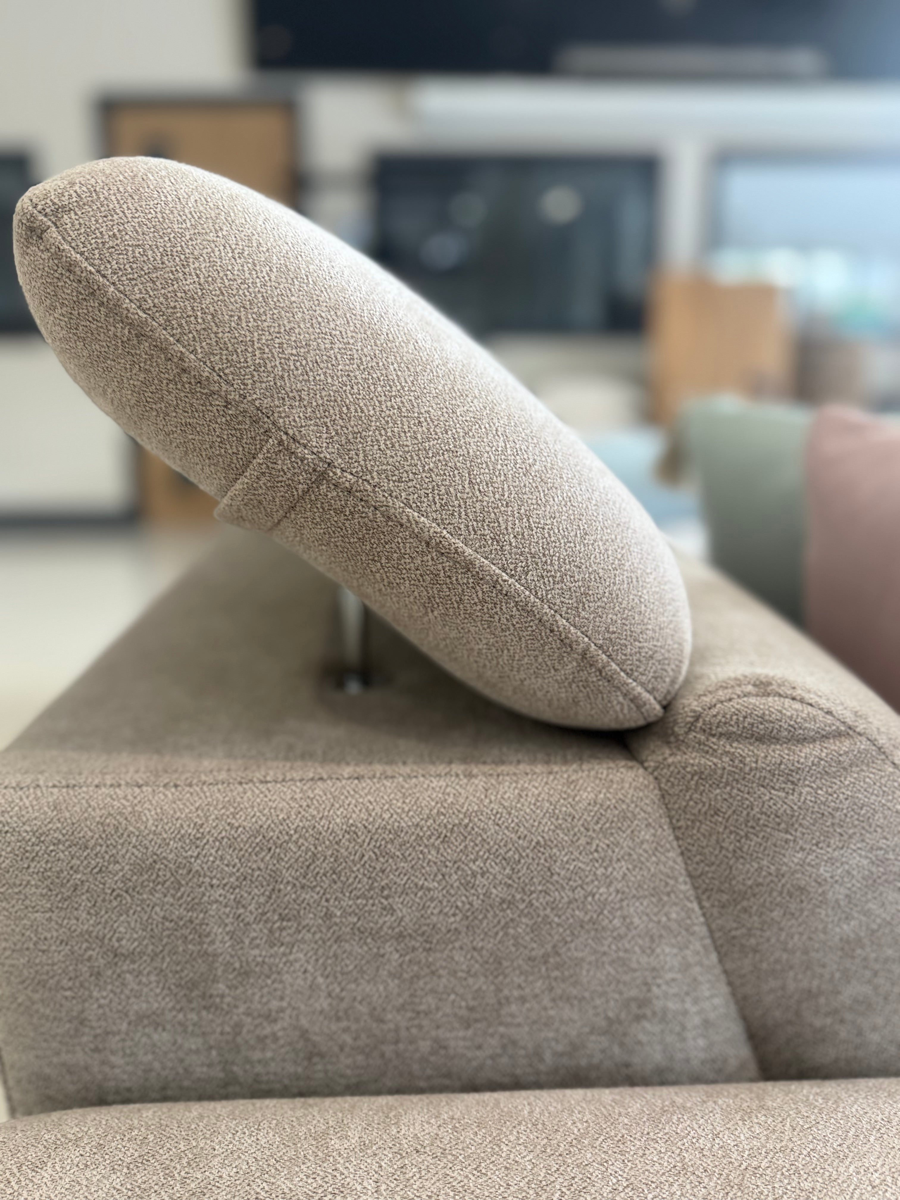 April Electric Sofabed Beige 3 Seater - AMC Furniture