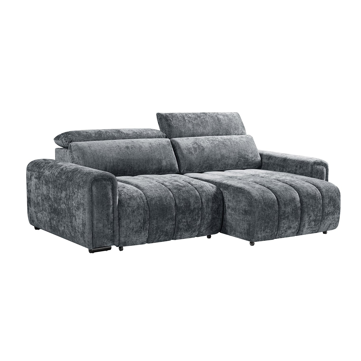 Molly Electric Reclining 3 Seater Sofa in Effect Grey
