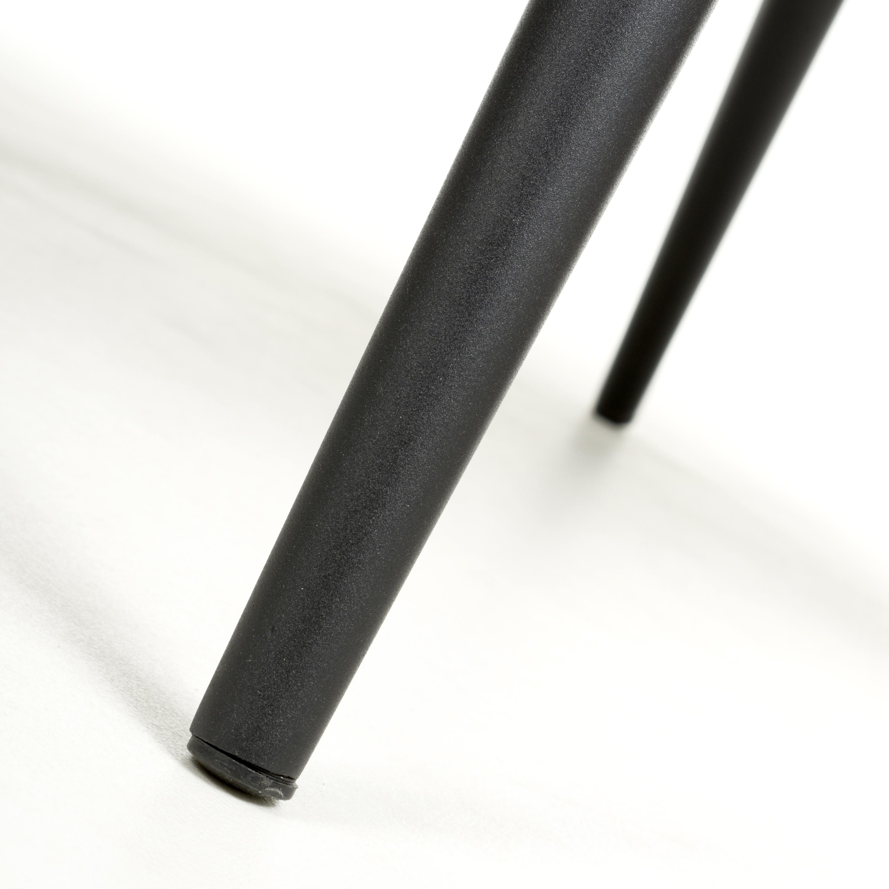 Monaco Textured Chenille Effect Grey Armchair - bottom view (7019401642048)