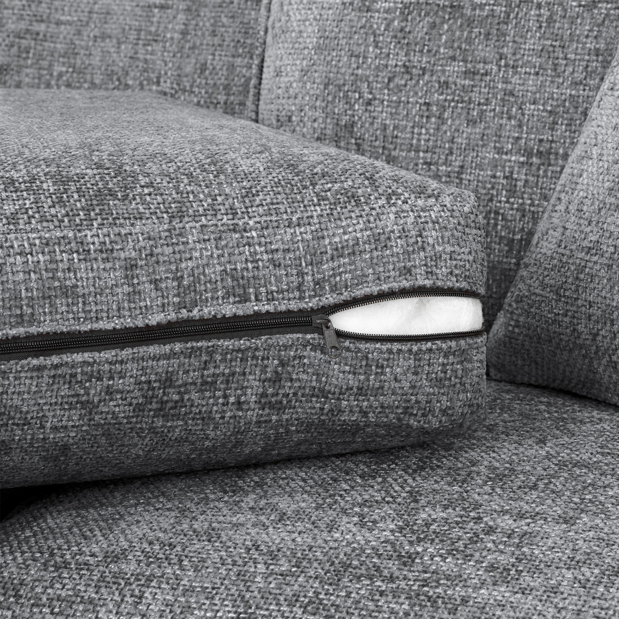 Nebraska Sofa Slate 3 Seater (7025576181824)
