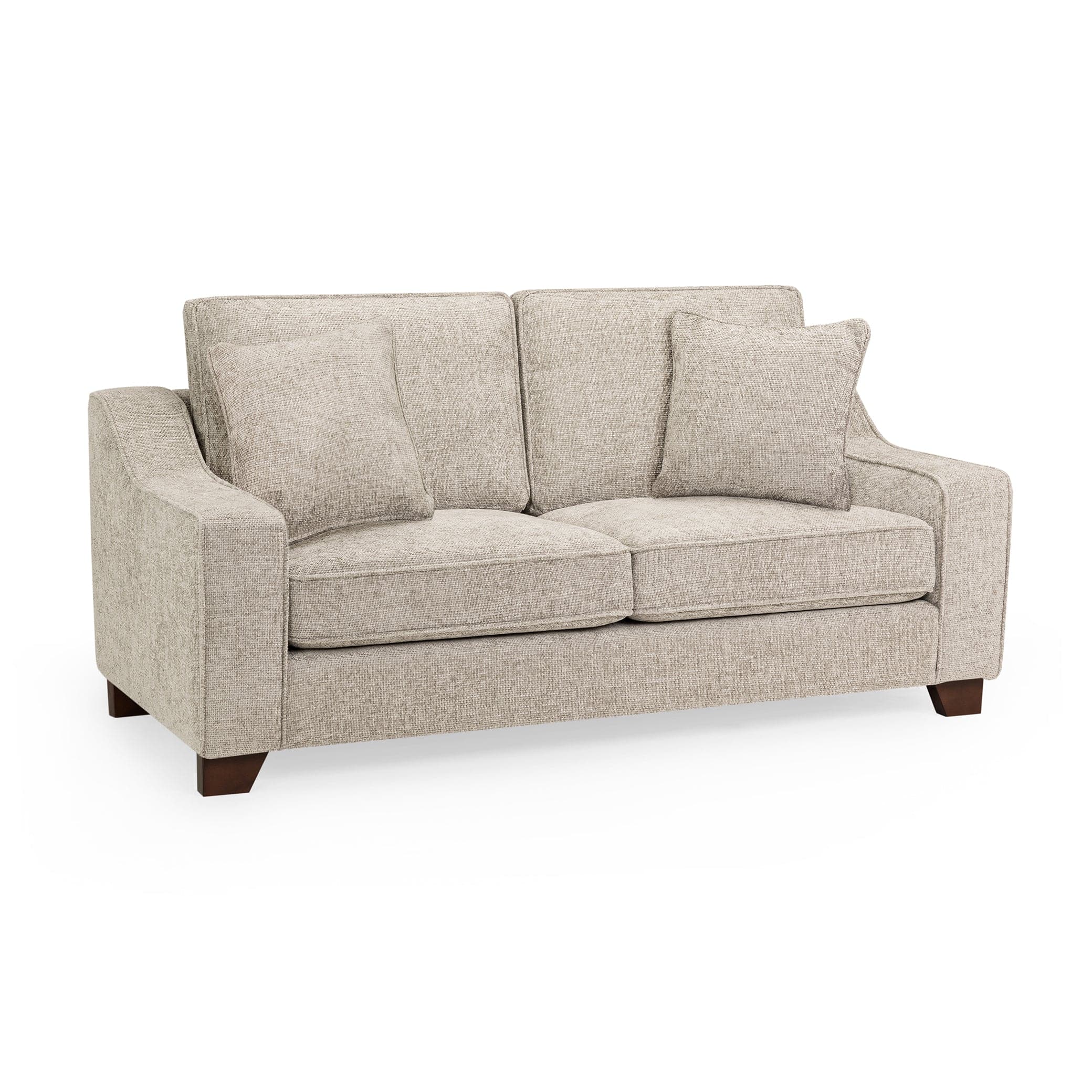 Nebraska Sofa Stone 3 Seater (7025557897280)