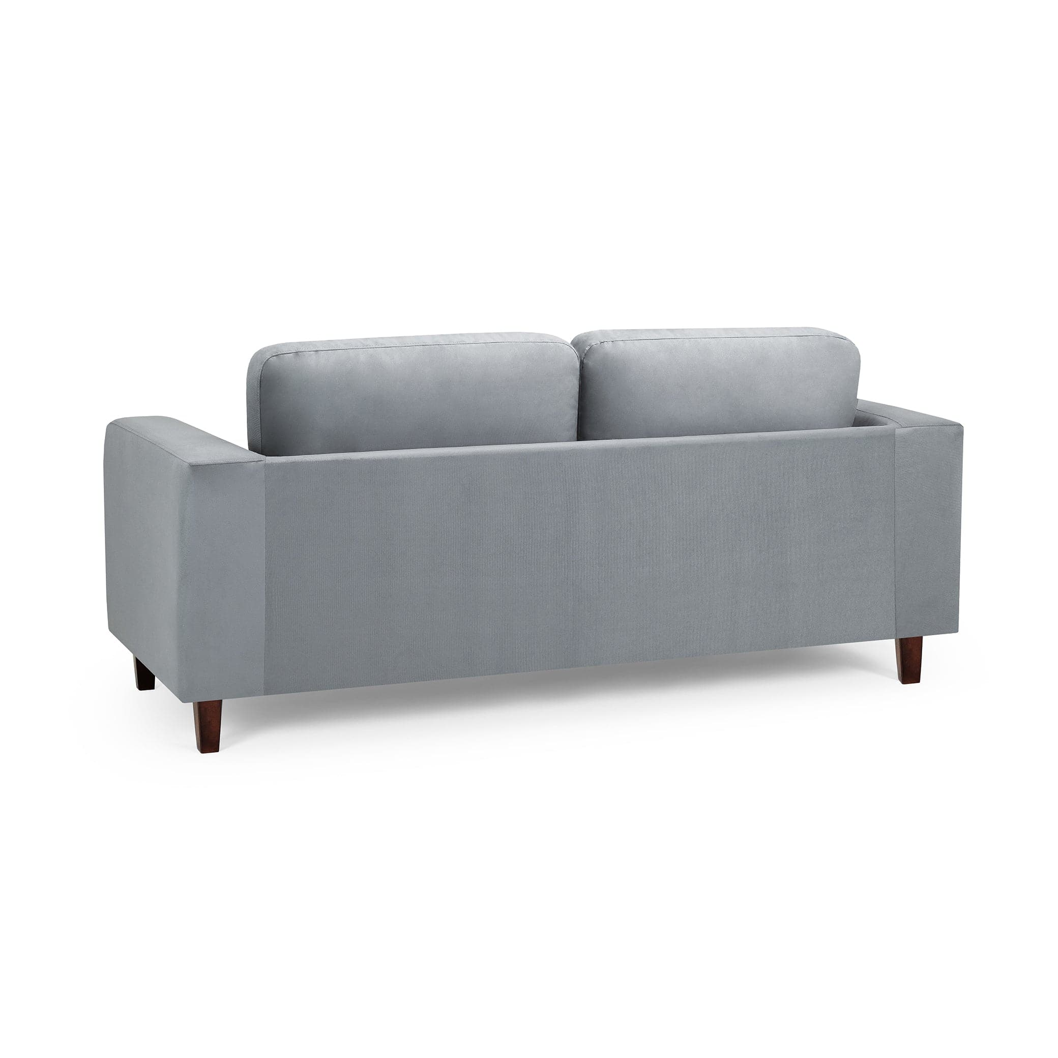 Nova Sofa Grey Three Seater - back view (7023070838848)