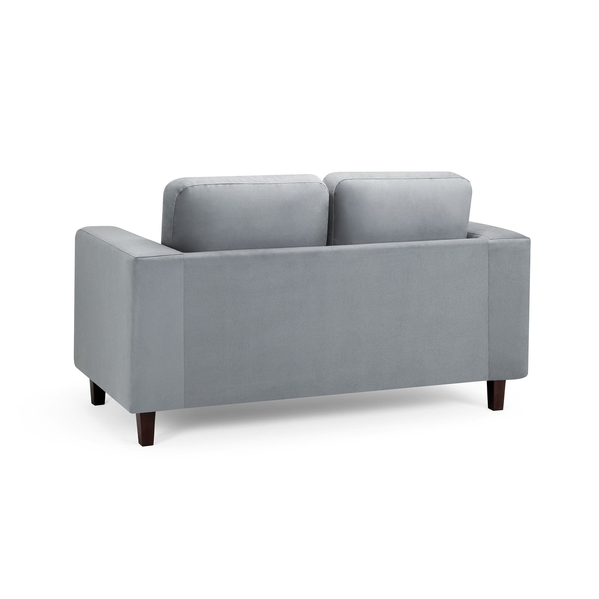 Nova Sofa Grey Two Seater - back view (7023069790272)