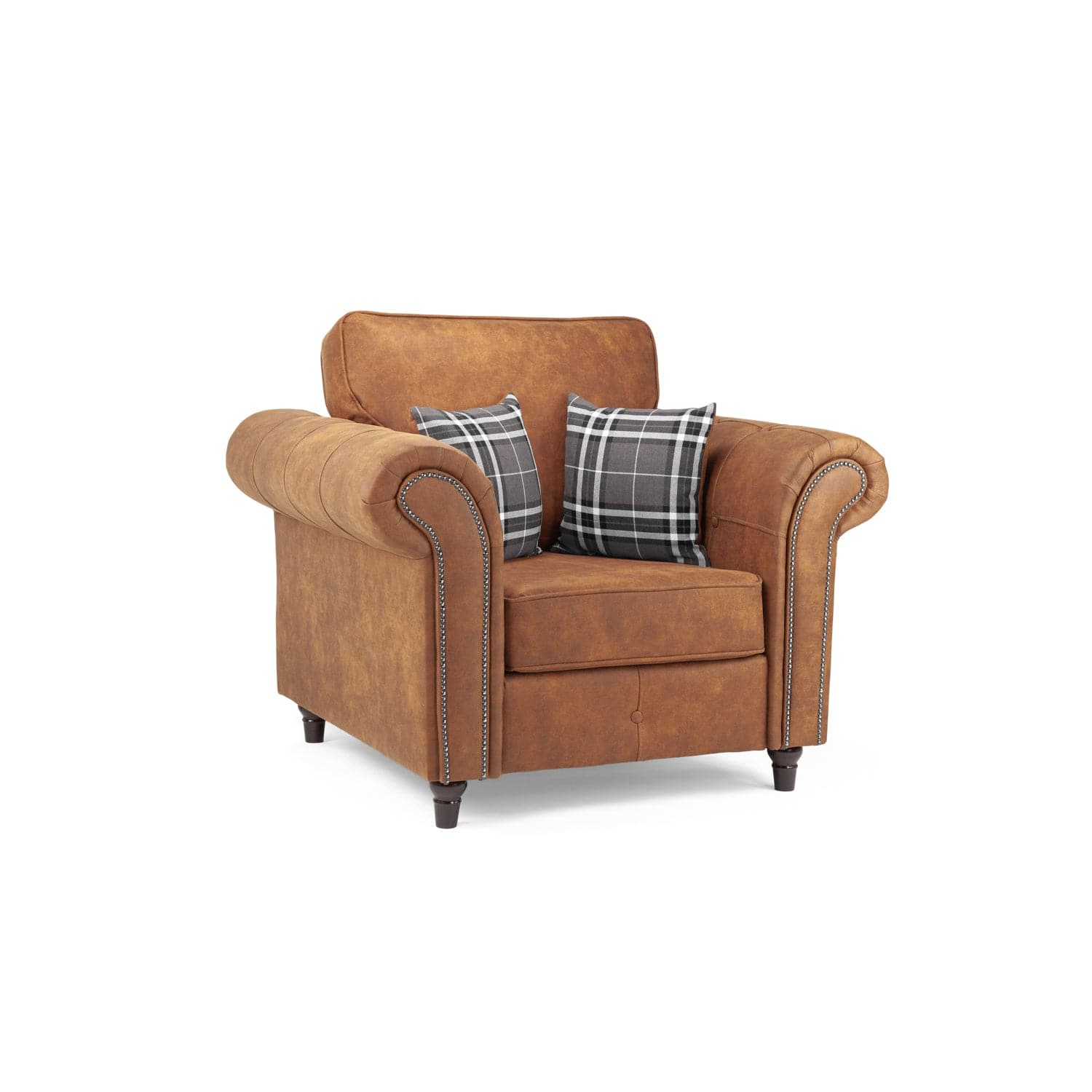 Oakland Sofa Tan Armchair (7025814339648)