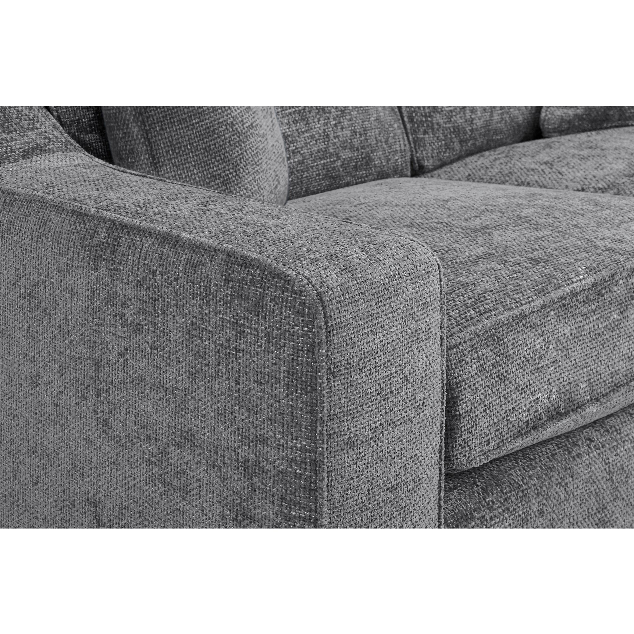 Orion Sofa Slate 3 Seater - Armrest view (7025576181824)