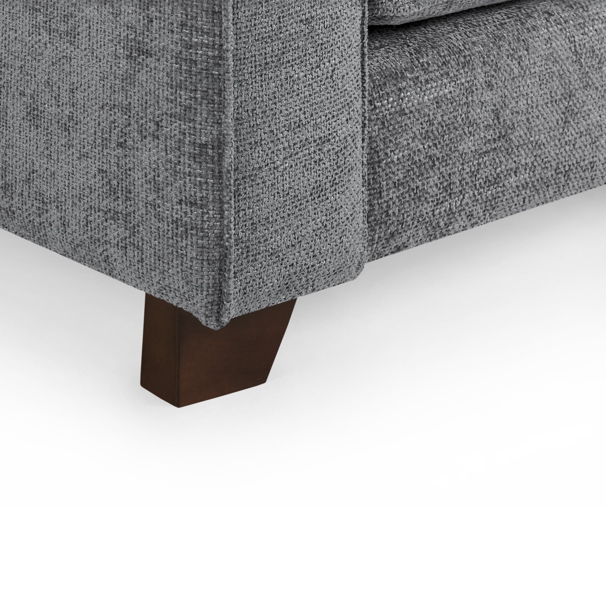 Orion Sofa Slate 3 Seater - Leg view (7025576181824)